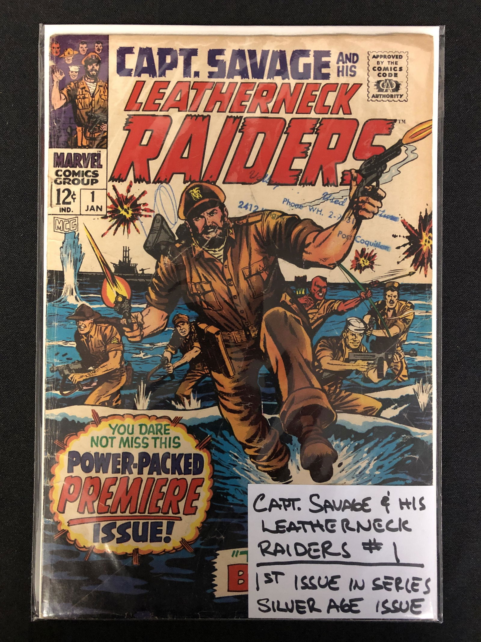 CAPTAIN SAVAGE & HIS LEATHERNECK RAIDERS #1 (MARVEL (1 of 1)