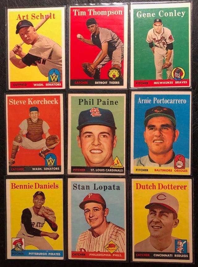 1958 TOPPS BASEBALL CARD LOT (1 of 2)