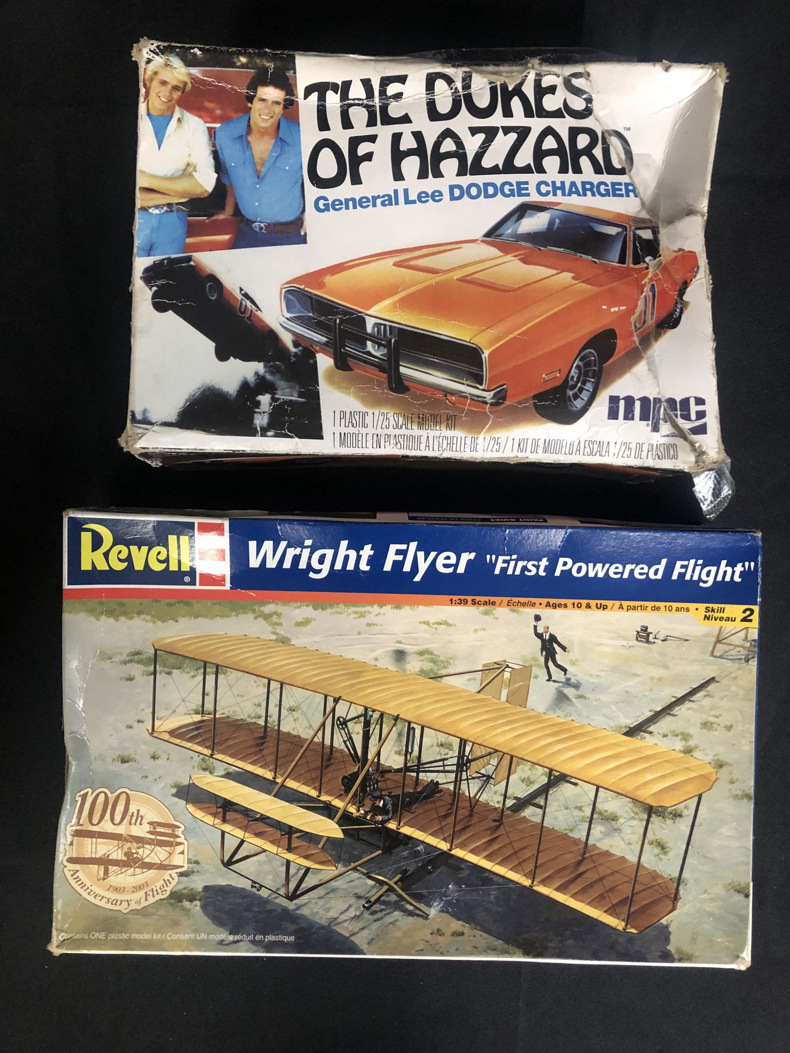 UN-BUILT MODEL KIT LOT ( DUKES OF HAZZARD) (1 of 2)