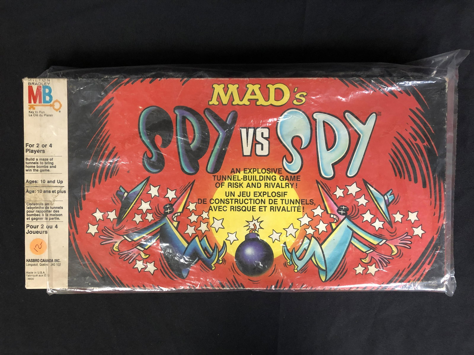 Mad Magazine Board Game 1986 SPY vs SPY Milton Bradley: Mad Magazine Board Game 1986 SPY vs SPY Milton Bradley USA Vintage