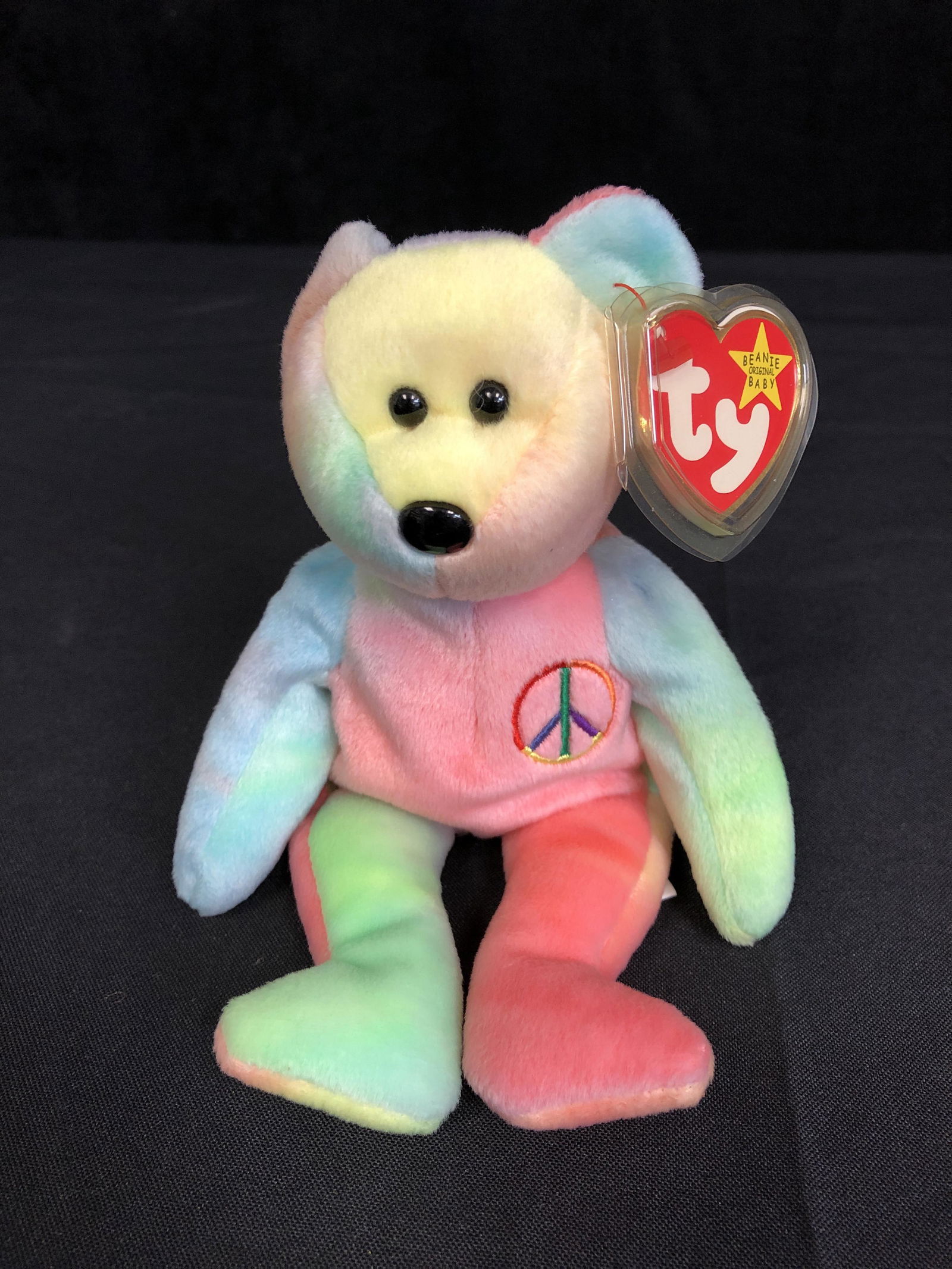 Ty Beanie Baby Peace Bear New w/ Tags (1 of 3)