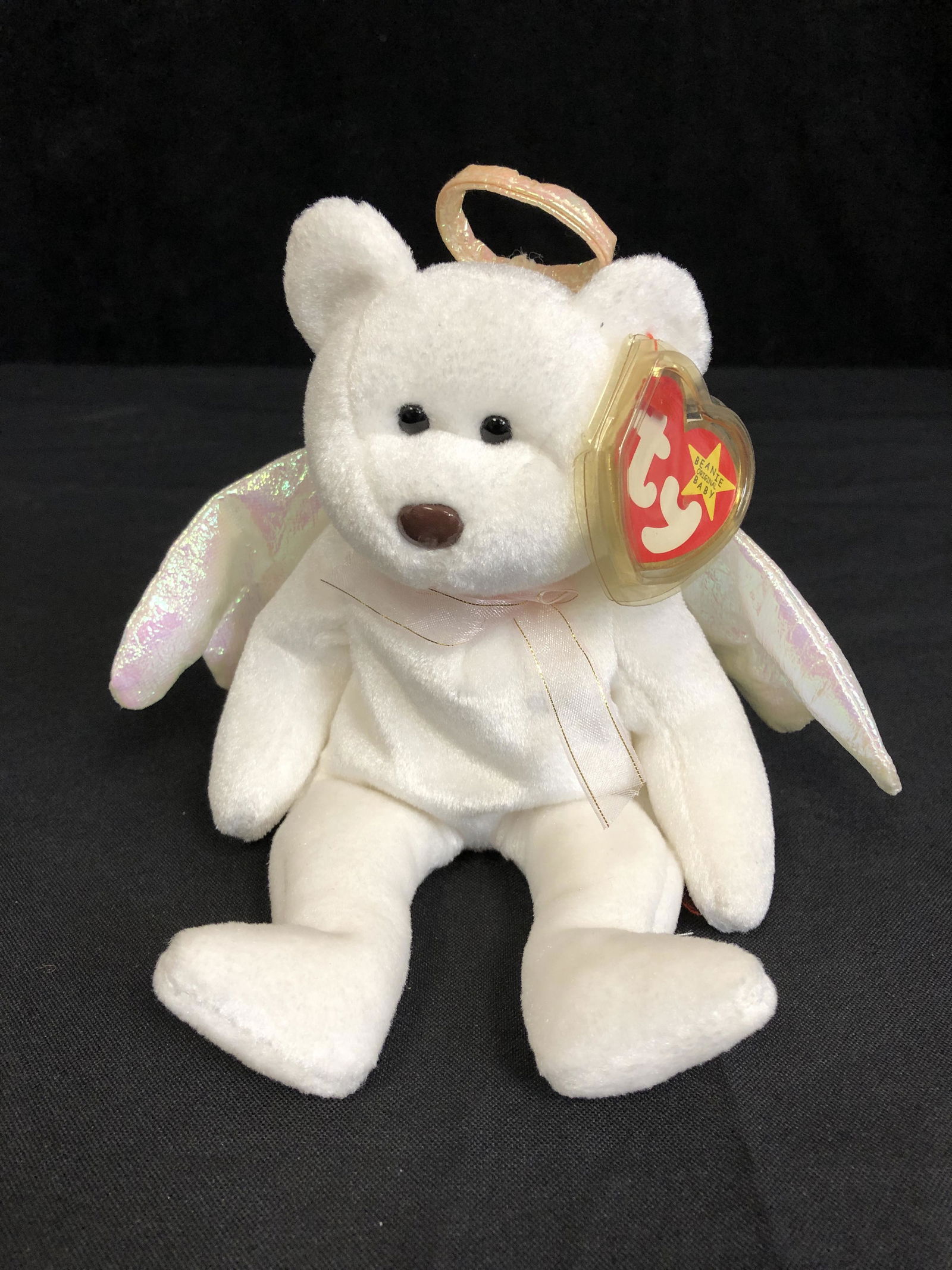 Ty Beanie Babies Halo the Angel Bear Toy New w/ Tags (1 of 4)