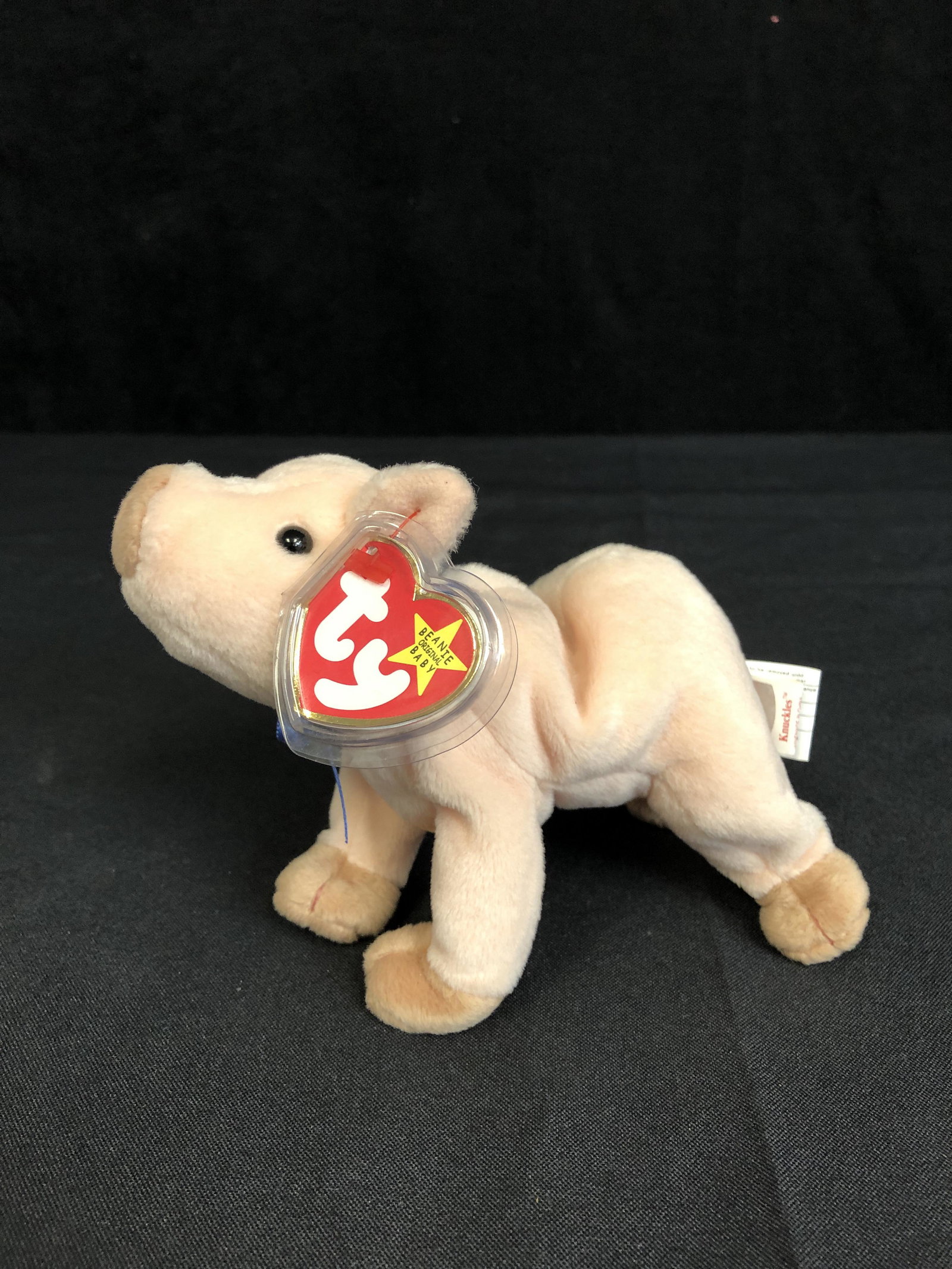 Ty Beanie Baby Babies Knuckles The Pig MINT With Tags: Ty Beanie Baby Babies Knuckles The Pig MINT With Tags