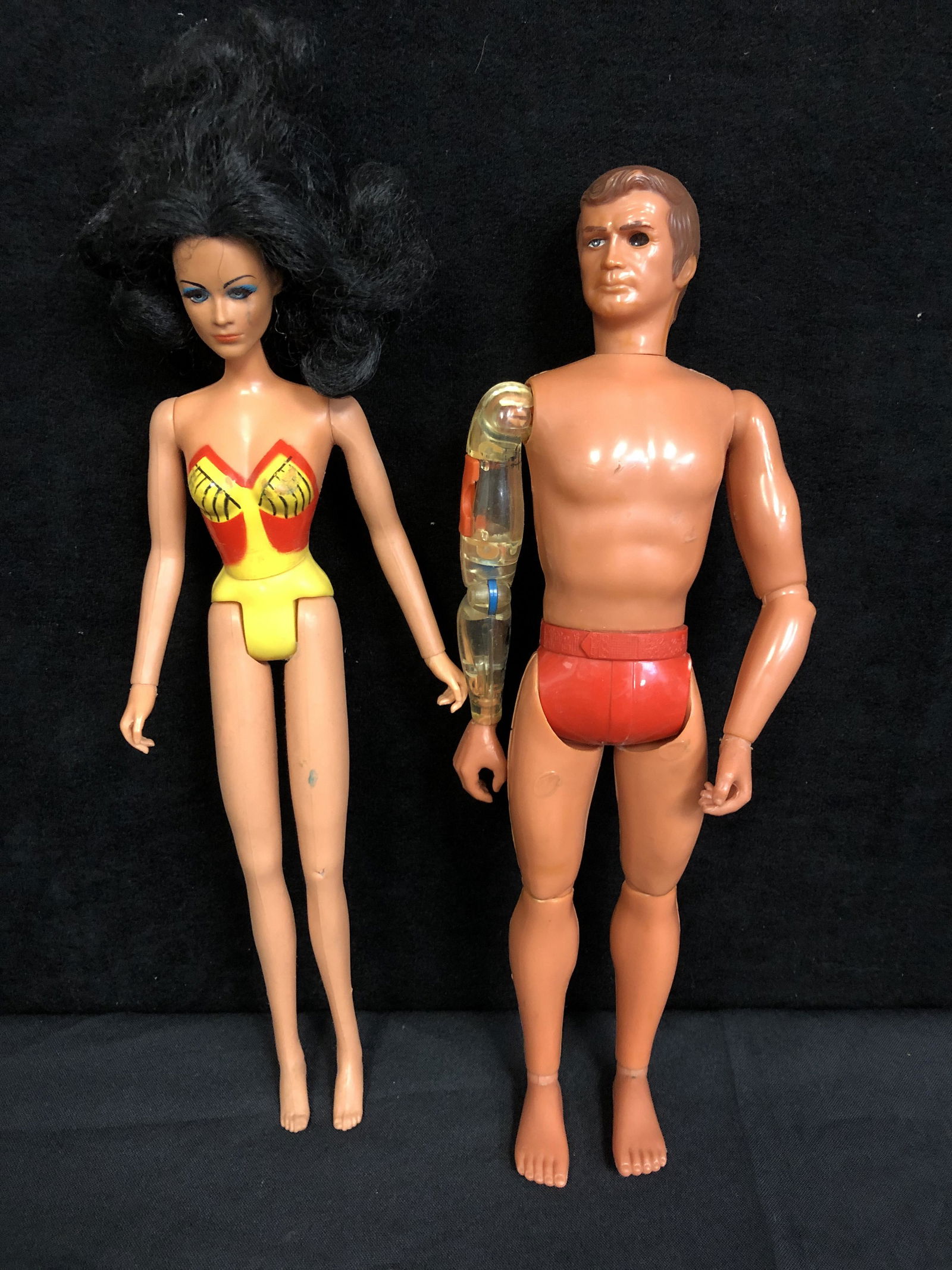 VINTAGE 1970s MEGO WONDER WOMEN AND BIONIC MAN (1 of 3)