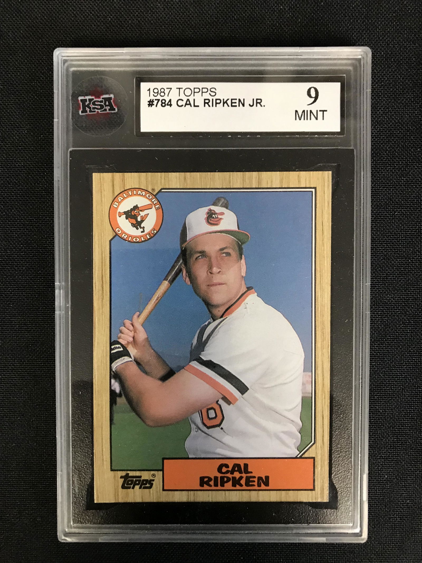 1987 TOPPS #784 CAL RIPKEN JR. (9 MINT) (1 of 1)