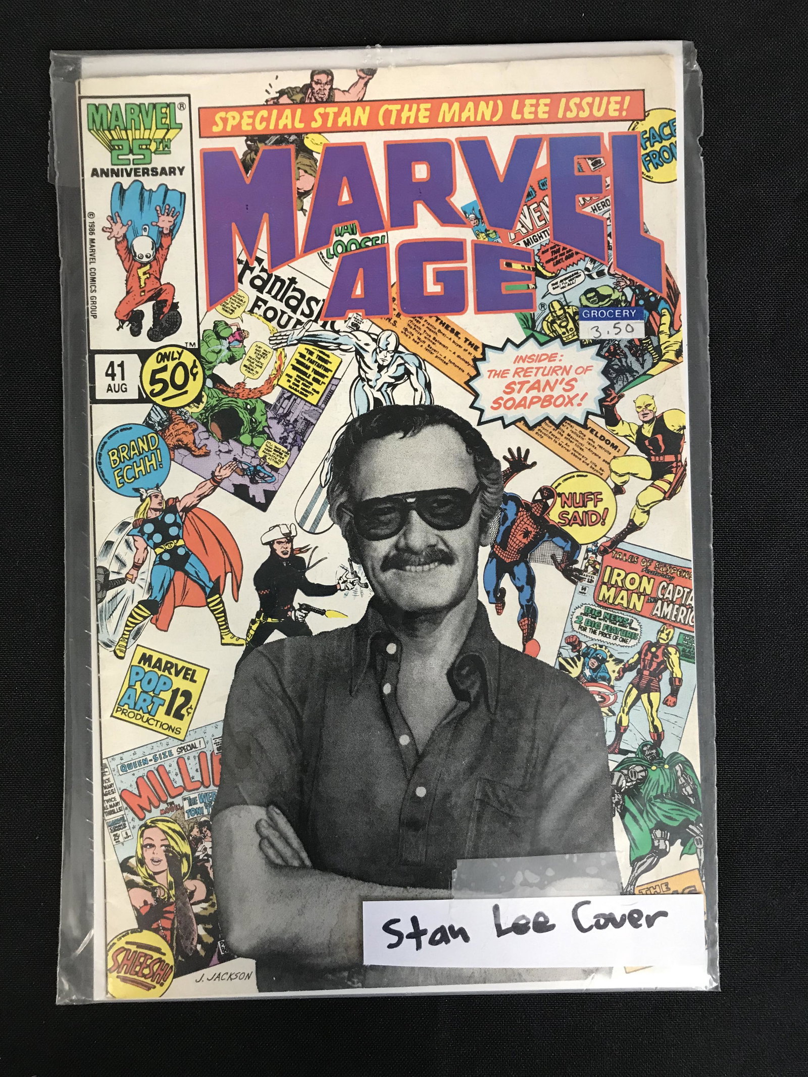 MARVEL AGE #41 (MARVEL COMICS) Stan Lee Cover: MARVEL AGE #41 (MARVEL COMICS) Stan Lee Cover