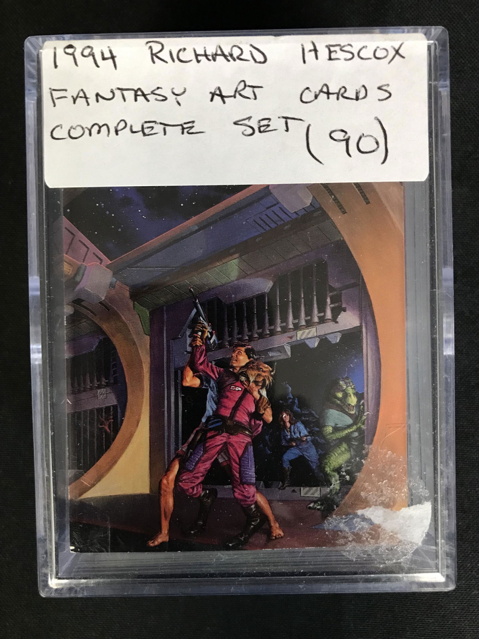 1994 RICHARD HESCOX FANTASY ART CARDS (COMPLETE SET 90) (1 of 1)