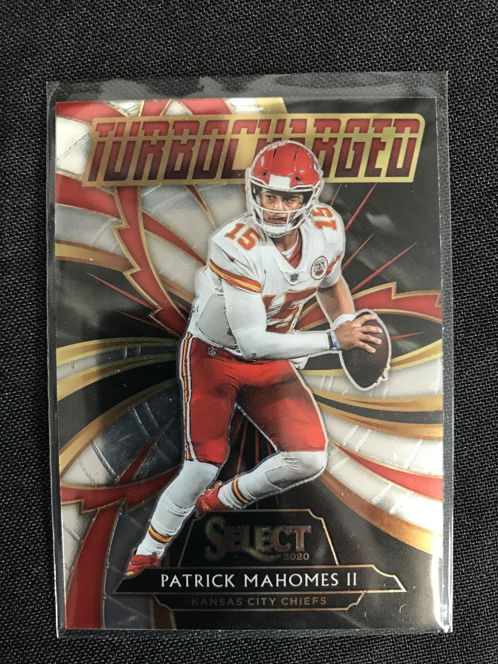 2020 Select Turbocharged Silver Prizm Patrick Mahomes (1 of 1)
