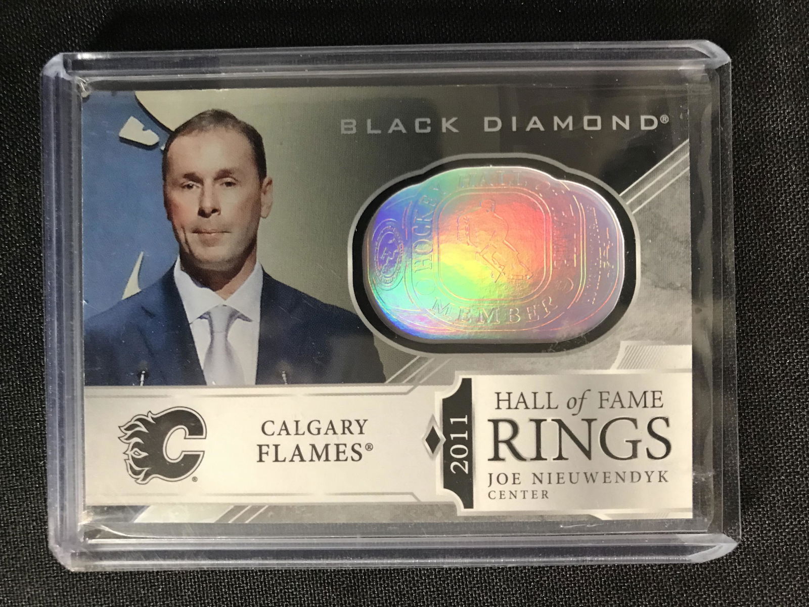 Joe Nieuwendyk 2019/20 Upper Deck Black Diamond Hall Of (1 of 1)