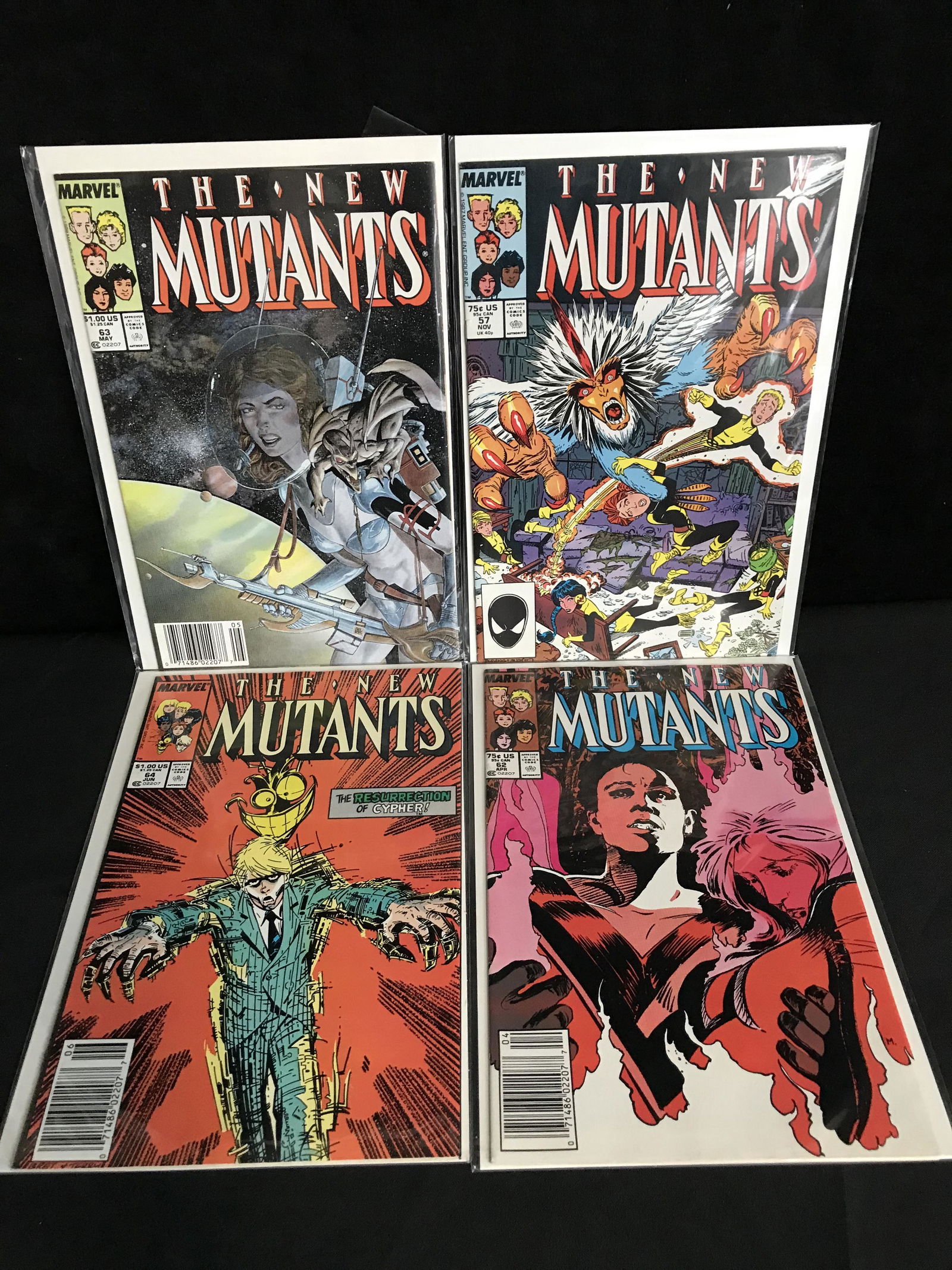 THE NEW MUTANTS COMIC BOOK LOT (MARVEL COMICS) (1 of 1)