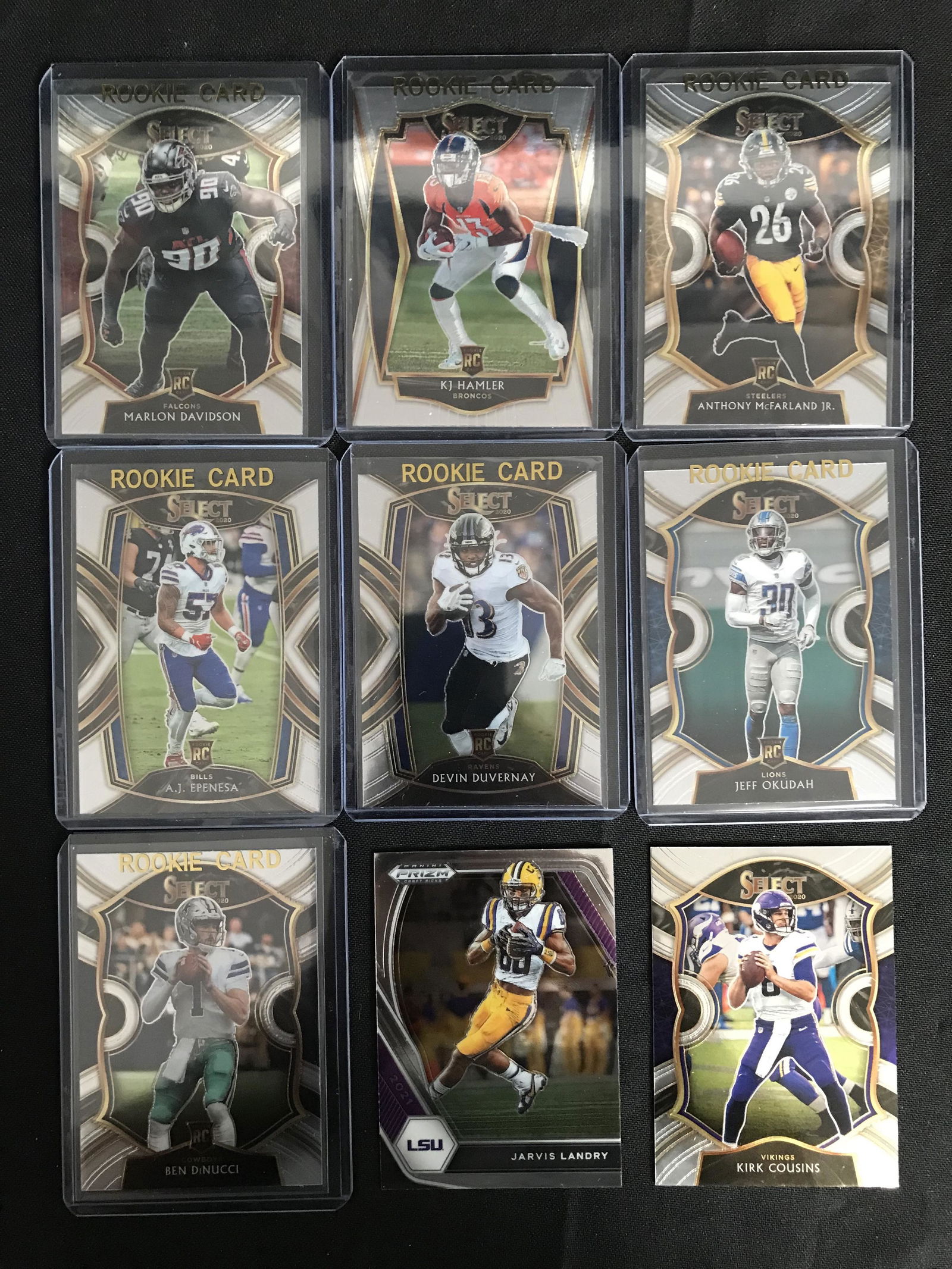 2020 SELECT FOOTBALL ROOKIE CARD LOT (1 of 1)