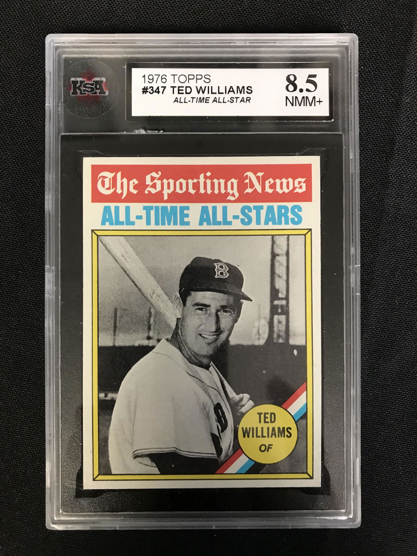 1976 TOPPS #347 TED WILLIAMS ALL-TIME ALL-STAR (KSA (1 of 1)
