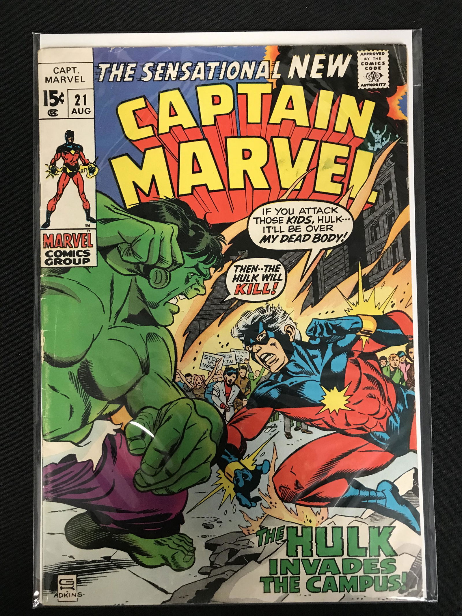 CAPTAIN MARVEL #21 (MARVEL COMICS) (1 of 1)