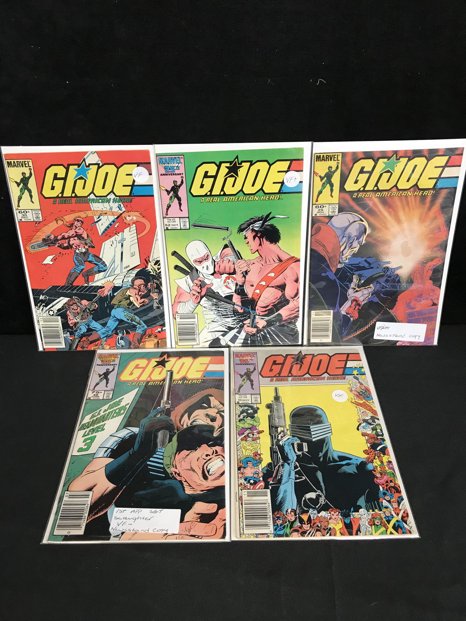 G.I JOE COMIC BOOK LOT (MARVEL COMICS) (1 of 1)