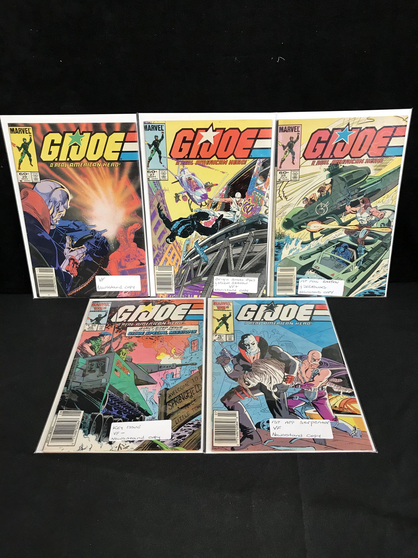 G.I JOE COMIC BOOK LOT (MARVEL COMICS) (1 of 1)