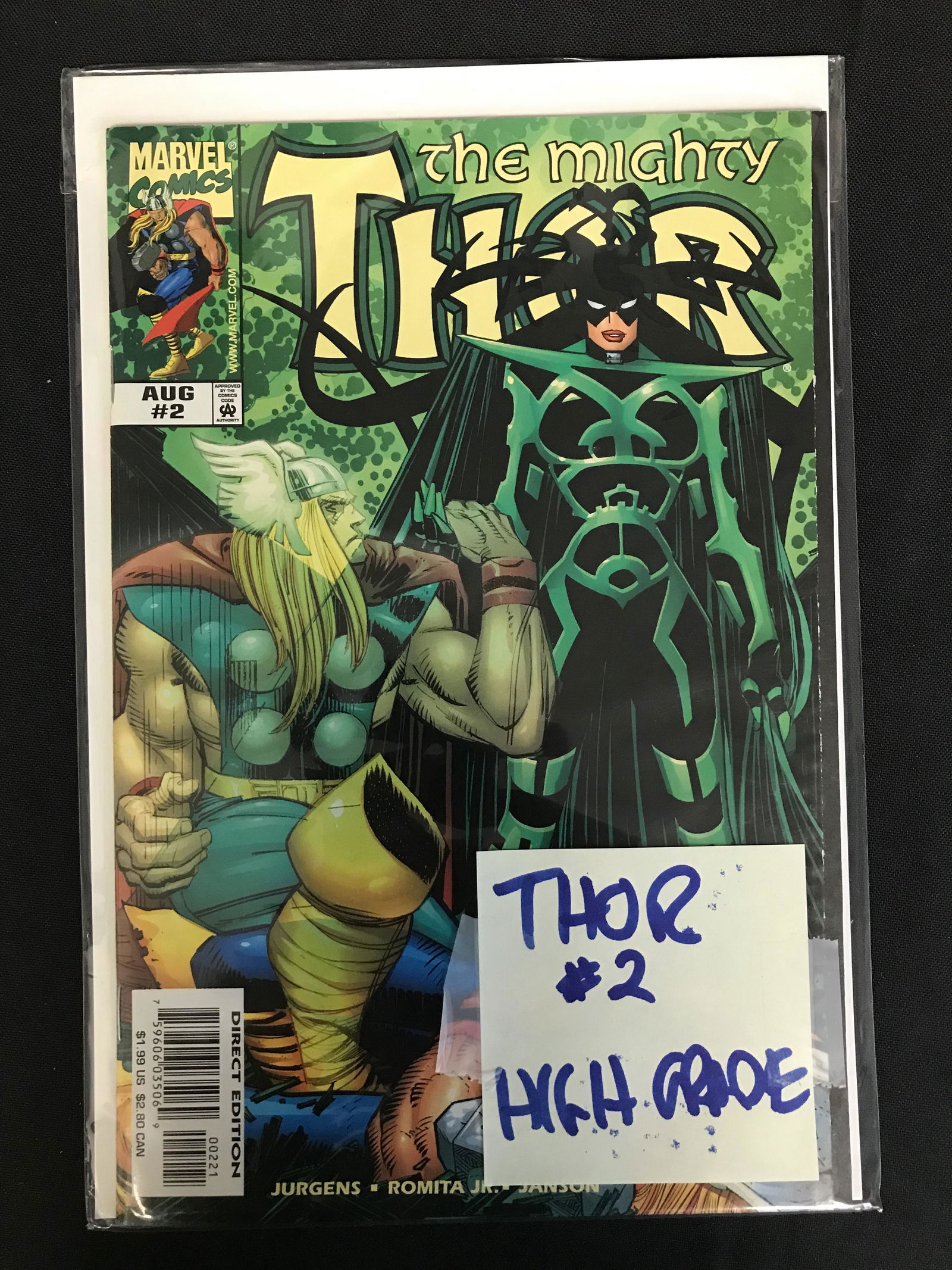 THE MIGHTY THOR #2 (MARVEL COMICS) DIRECT EDITION (1 of 1)