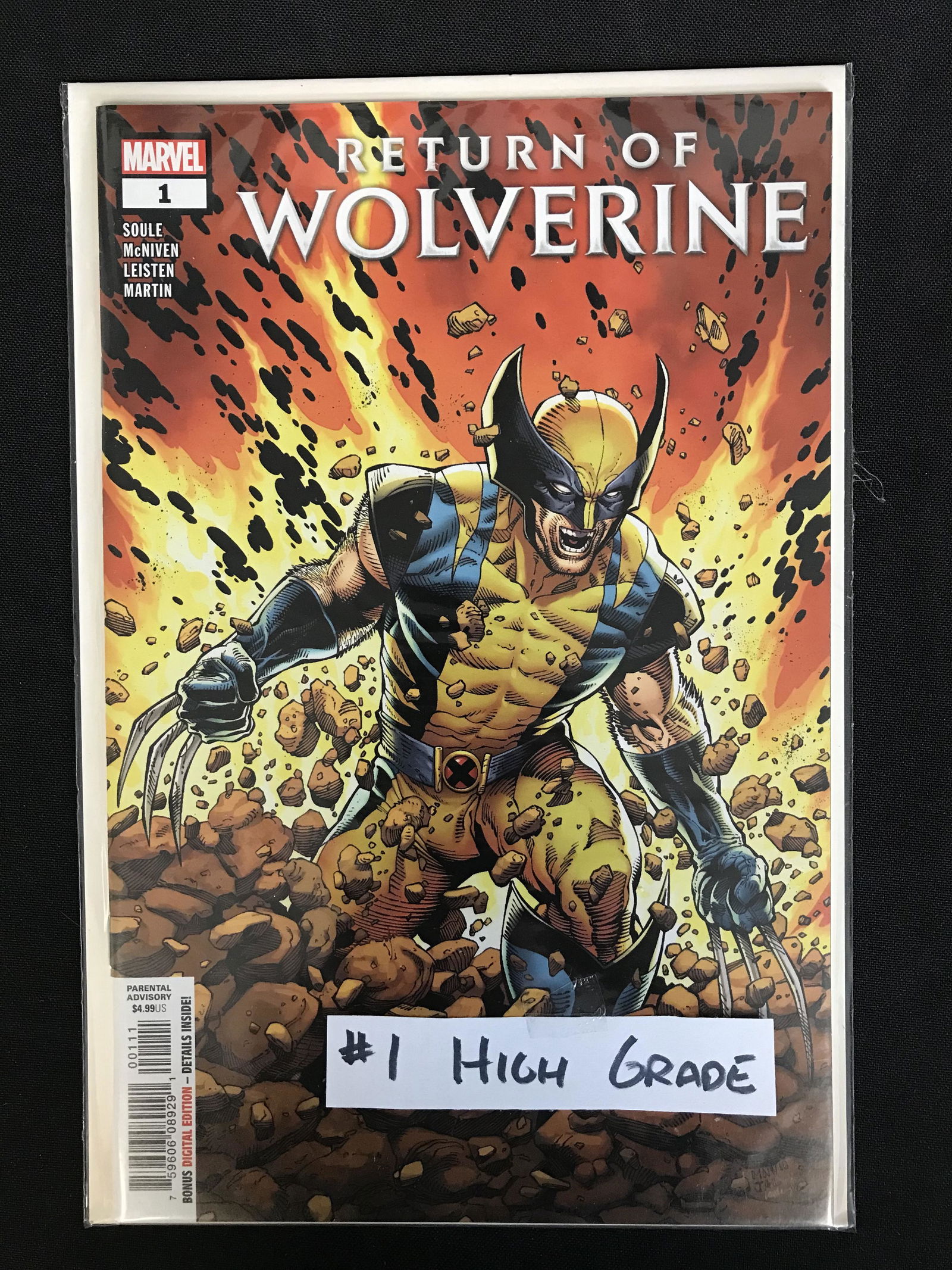 RETURN OF WOLVERINE #1 (MARVEL COMICS) (1 of 1)