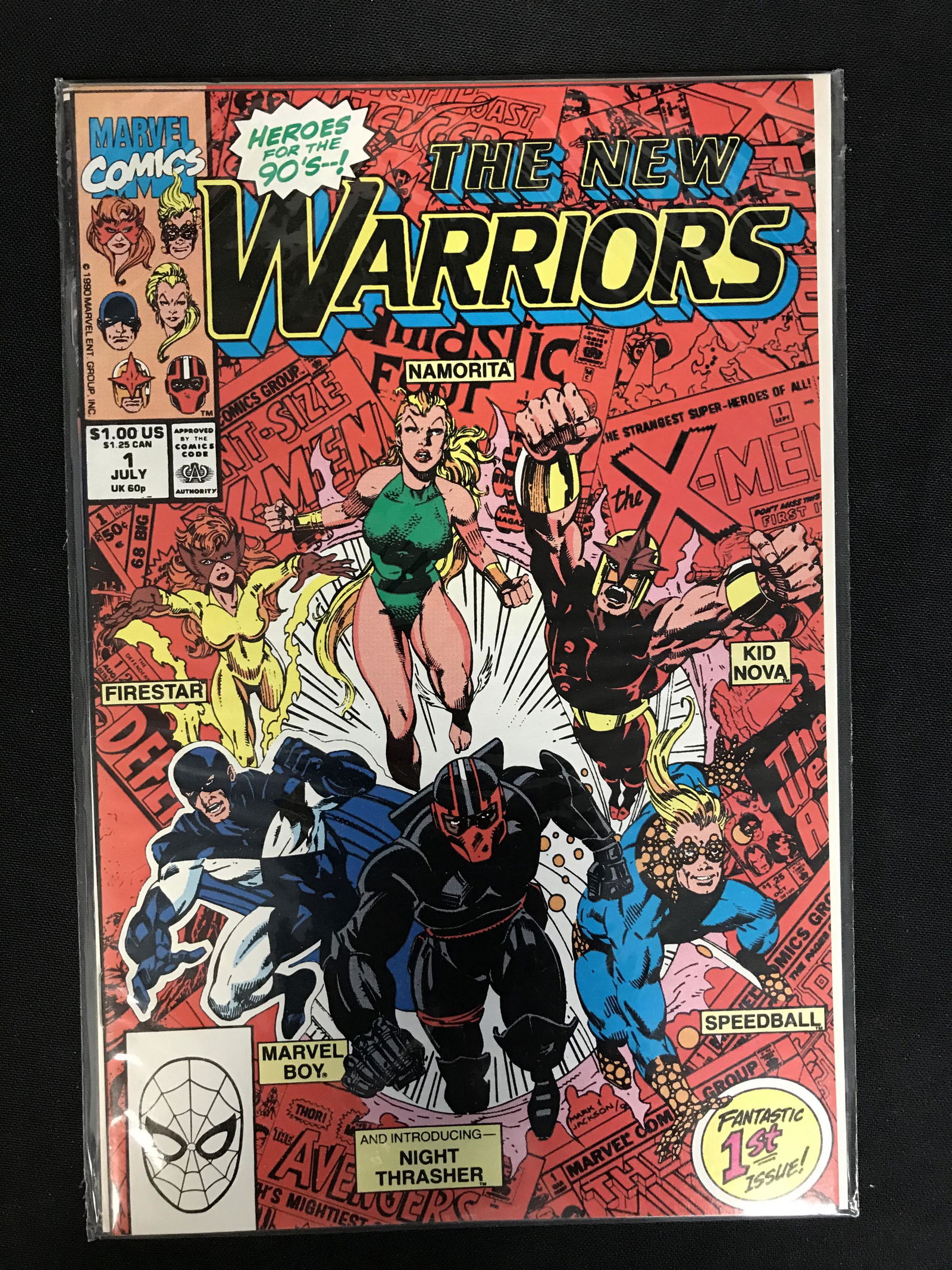 THE NEW WARRIORS #1 (MARVEL COMICS) (1 of 1)