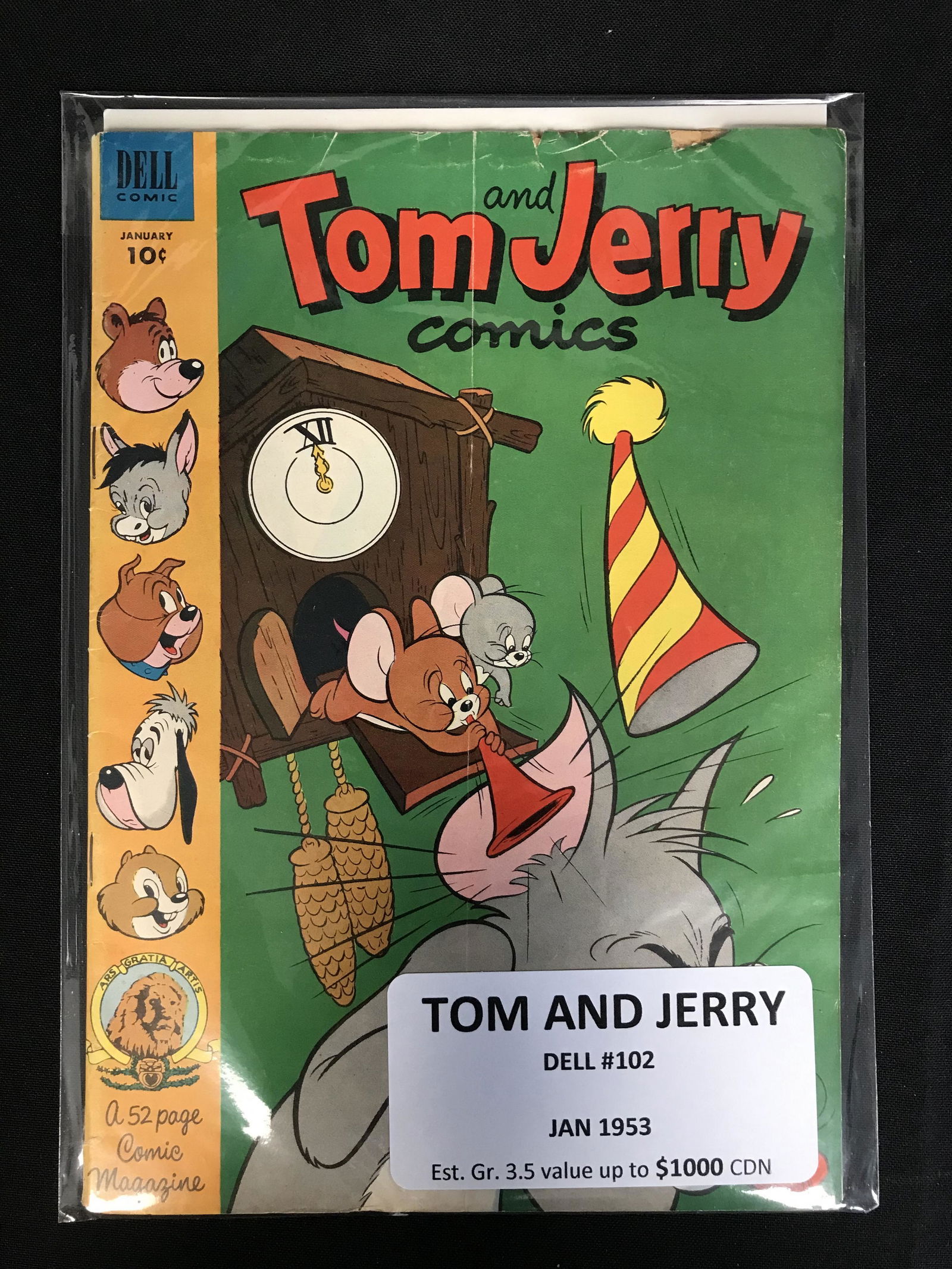 TOM & JERRY #102 (DELL COMICS) 1953 (1 of 1)