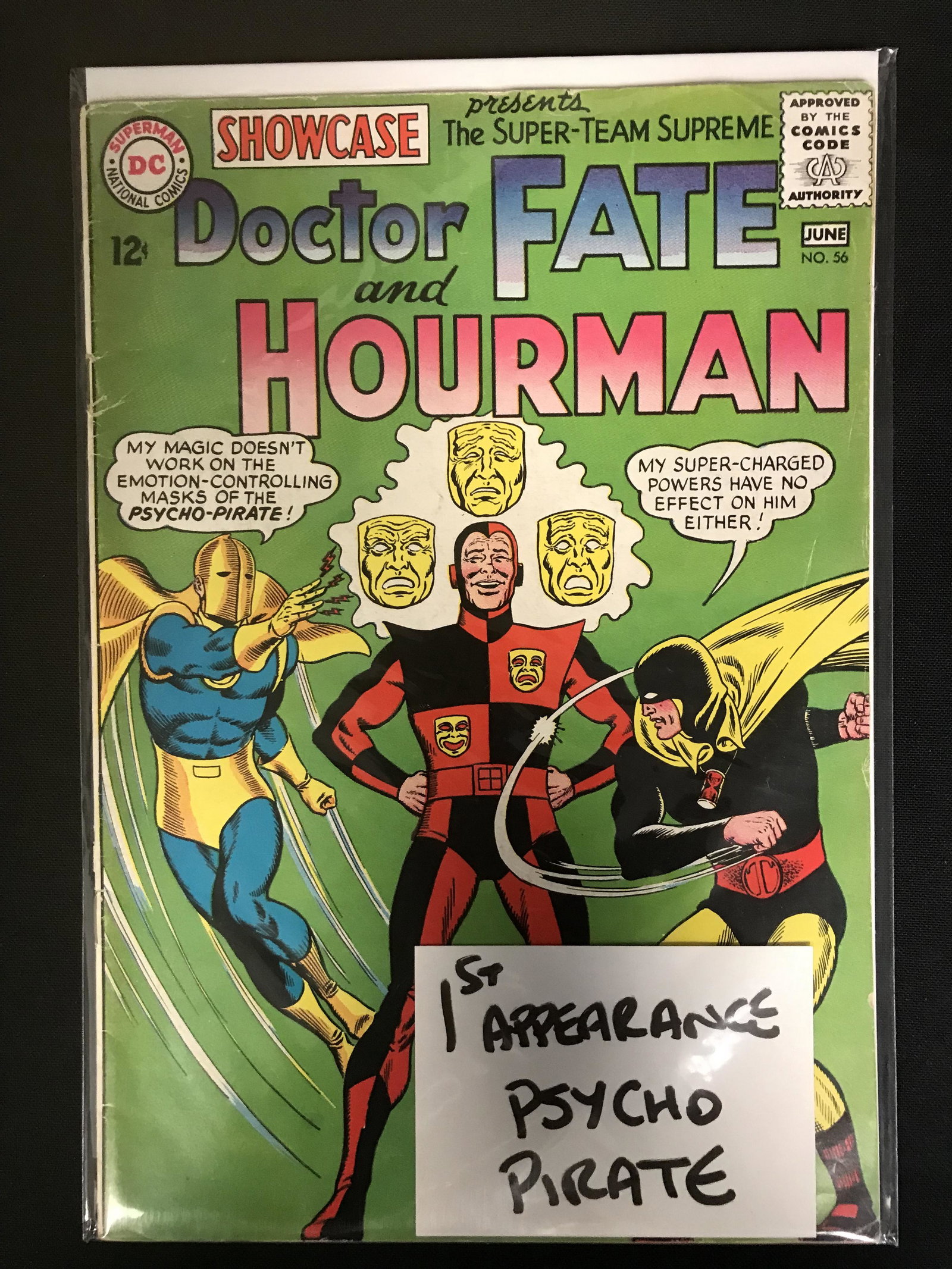 DC COMICS SHOWCASE NO.56 DR.FATE ( 1ST APP. PSYCHO (1 of 1)