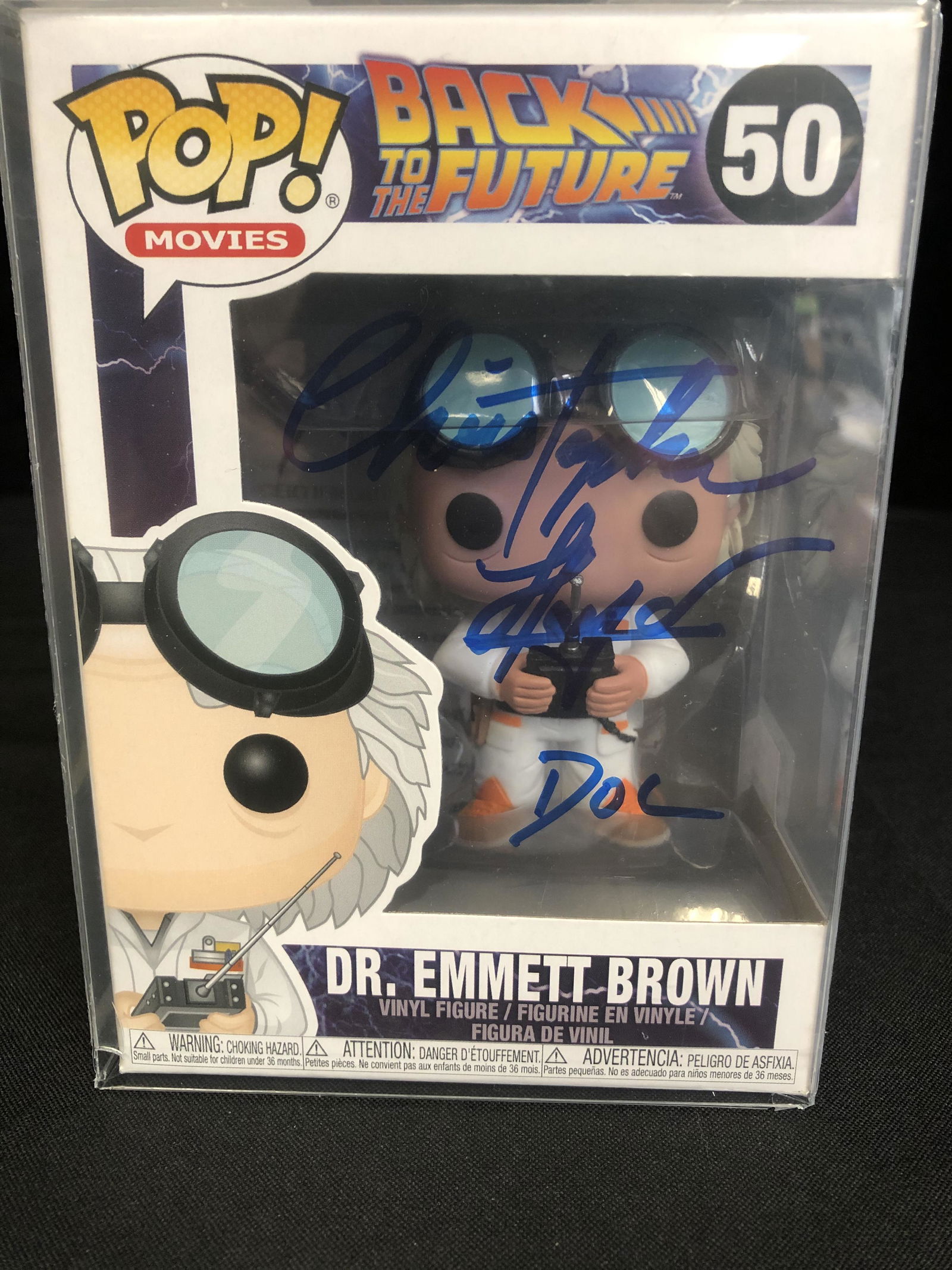 CHRISTOPHER LLOYD SIGNED BACK TO THE FUTURE FUNKO POP! (1 of 3)