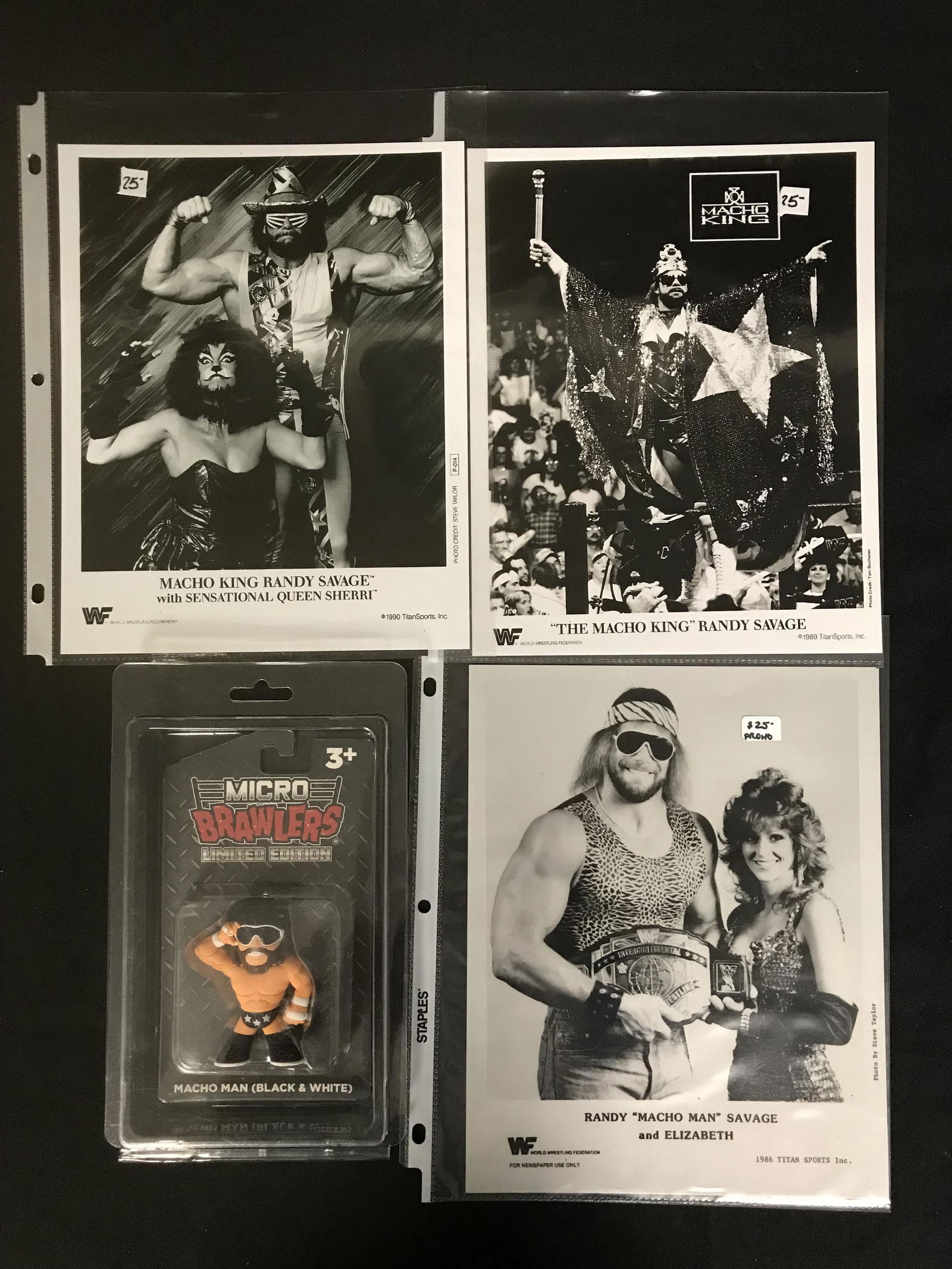MACHO MAN RANDY SAVAGE WRESTLING COLLECTIBLES LOT (1 of 1)