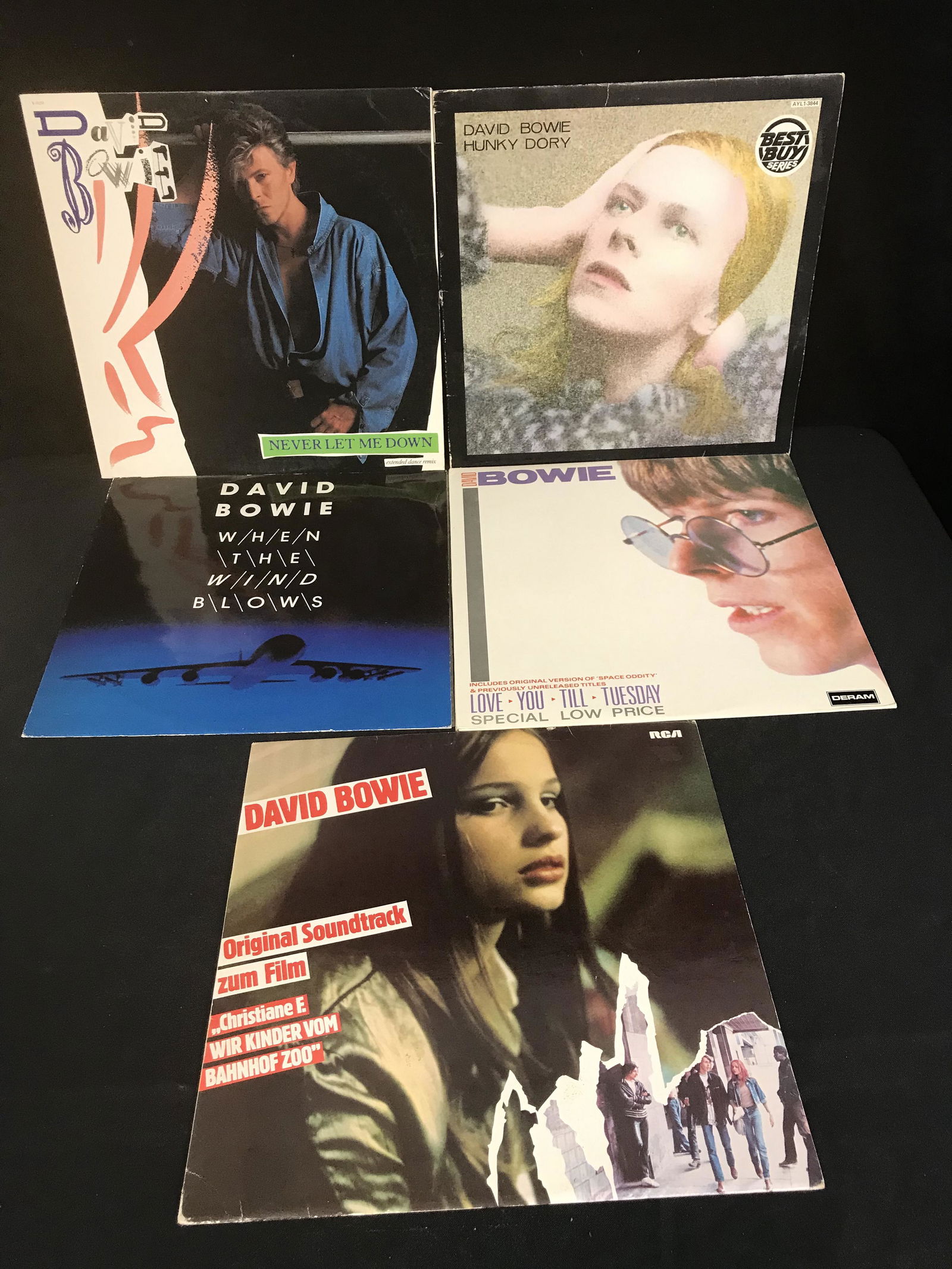 DAVID BOWIE VINYL RECORD LOT (1 of 1)