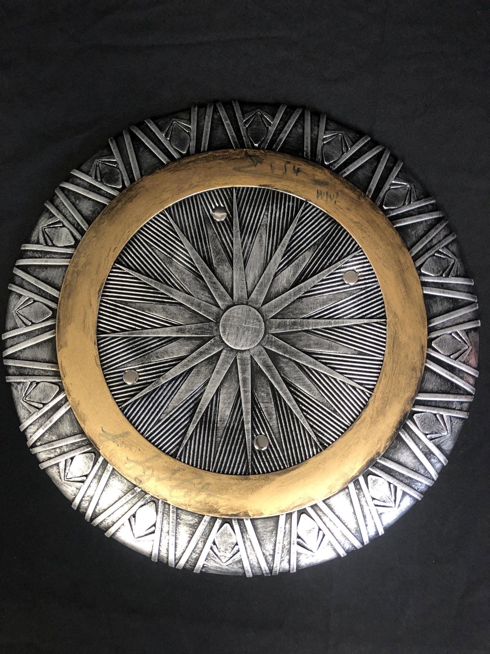 WONDER WOMAN SHIELD SIGNED by LINDA CARTER & GAL GADOT: WONDER WOMAN SHIELD SIGNED by LINDA CARTER & GAL GADOT (RA COA)