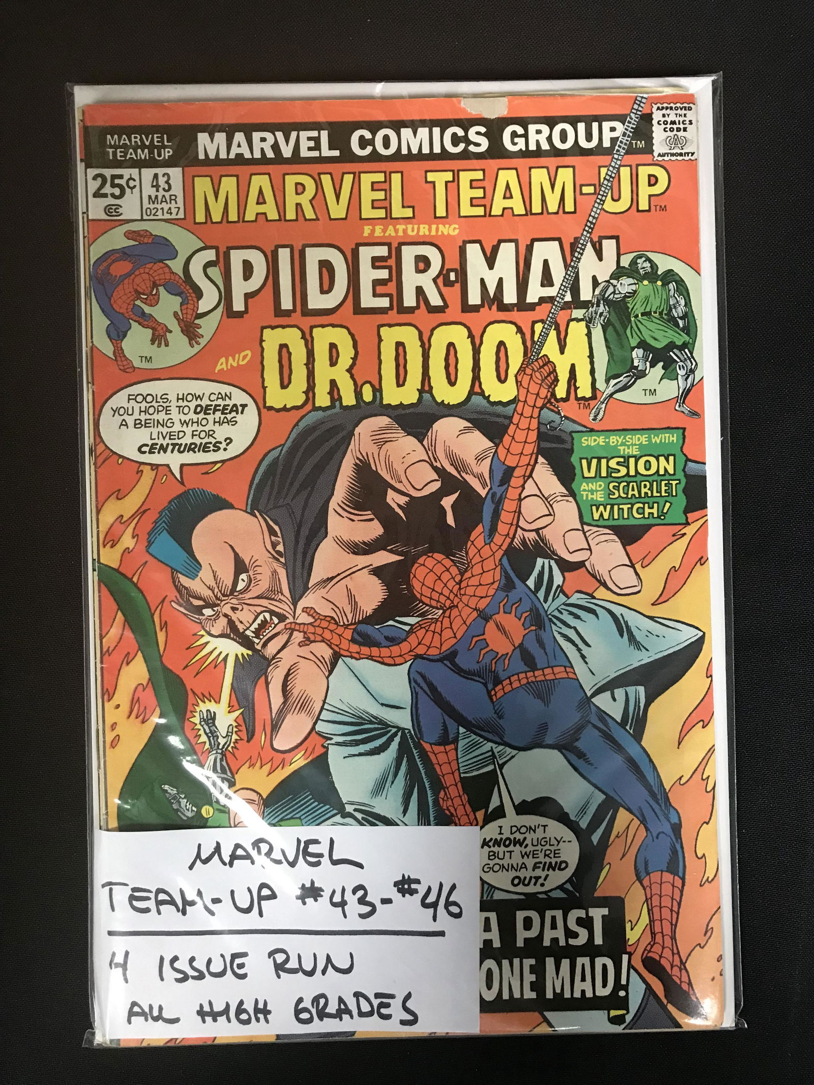 MARVEL TEAM-UP #43-46 Four Issue Run (MARVEL COMICS) (1 of 1)