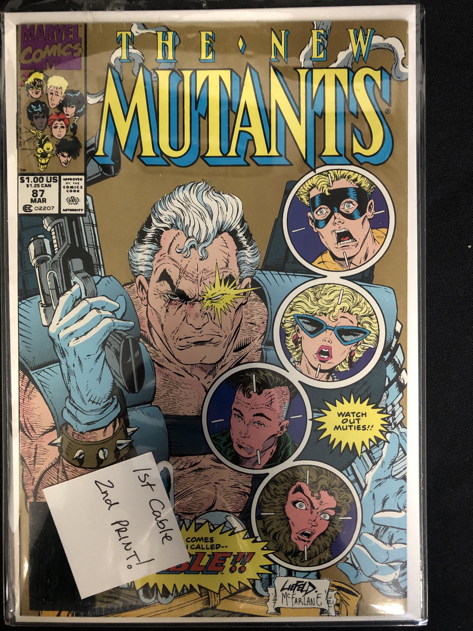 THE NEW MUTANTS #87 (MARVEL COMICS) (1 of 1)