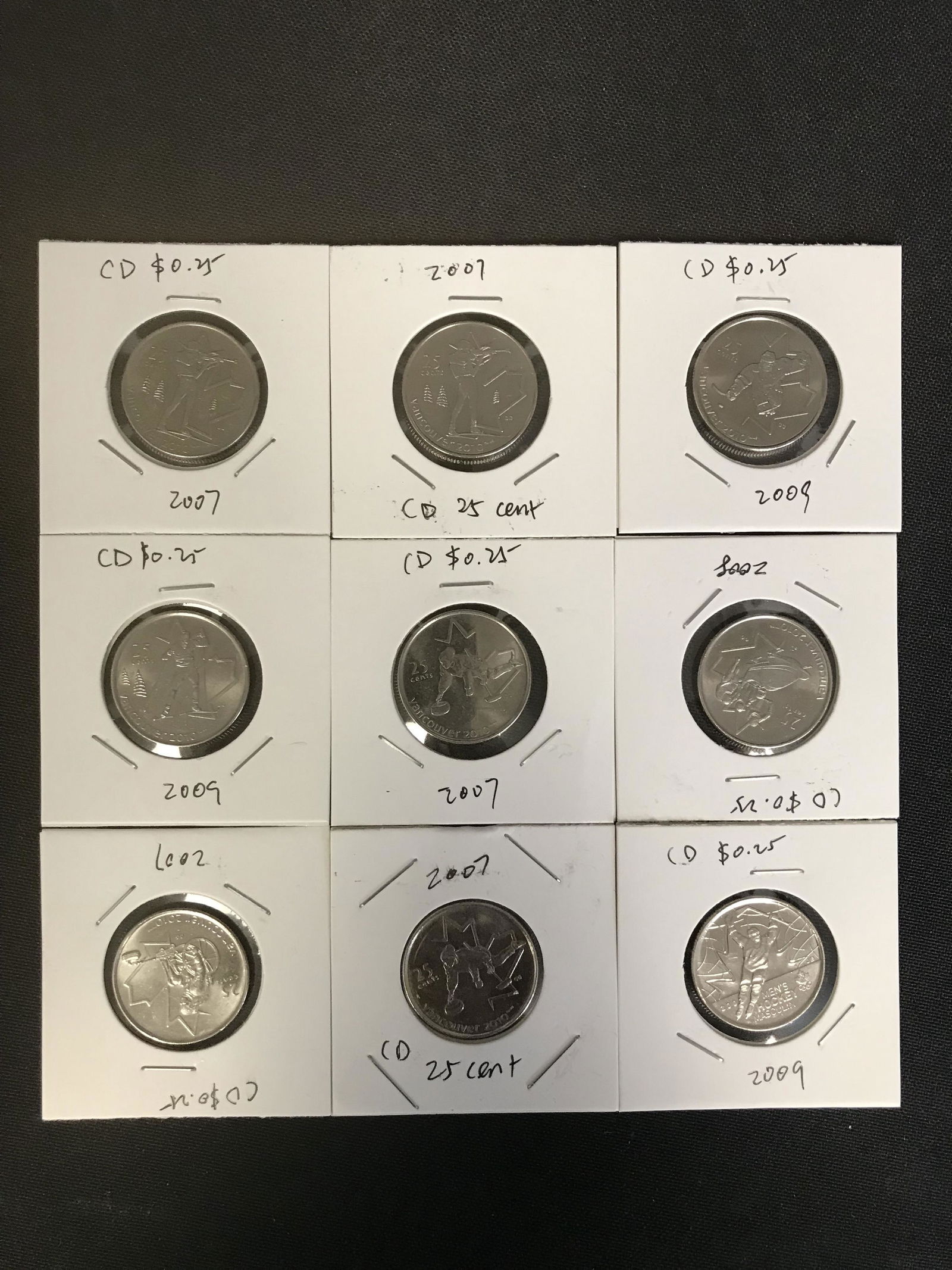 ASSORTED CANADIAN 25 CENTS LOT (1 of 1)