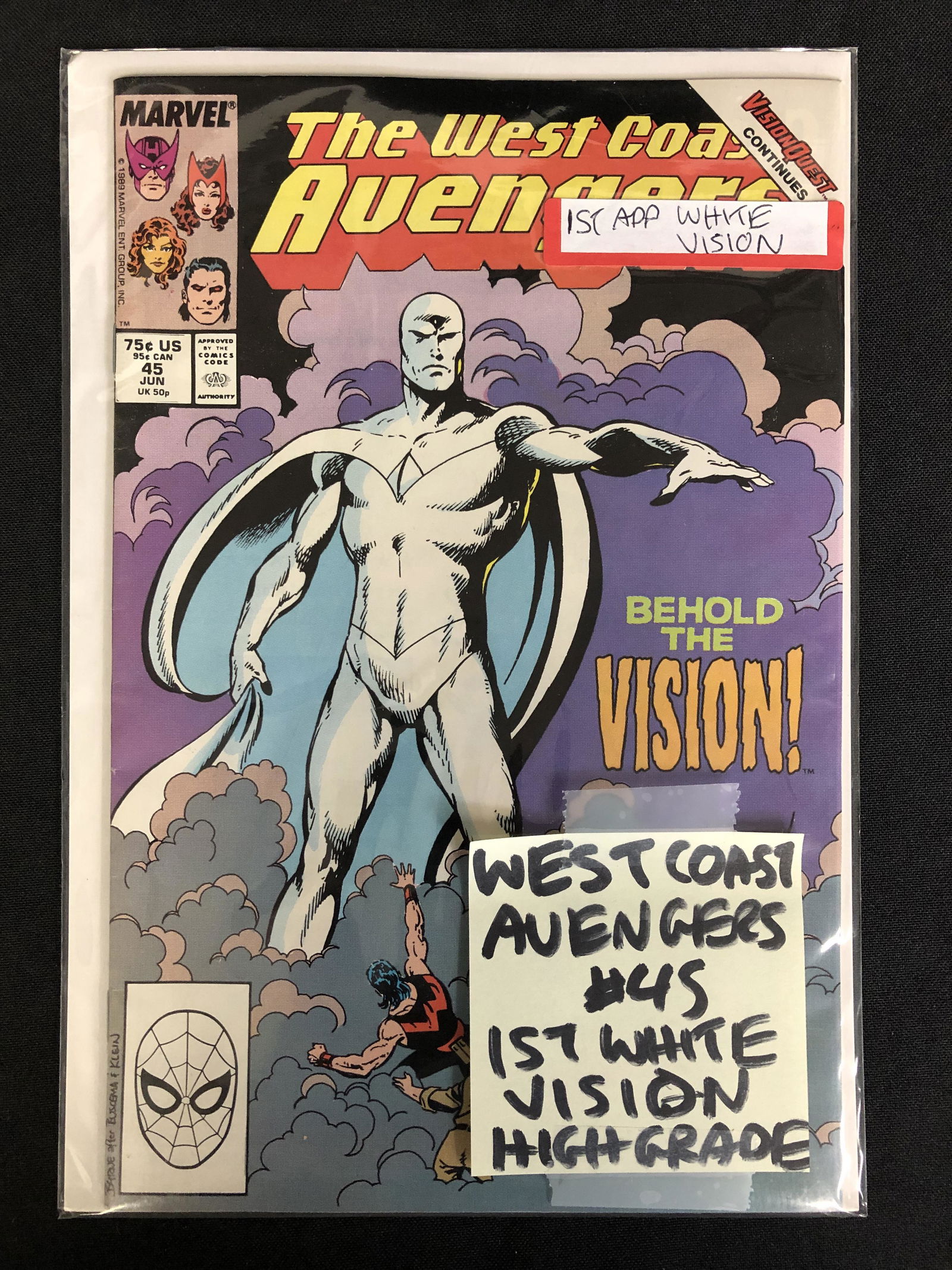 THE WEST COAST AVENGERS #45 (MARVEL COMICS) (1 of 1)