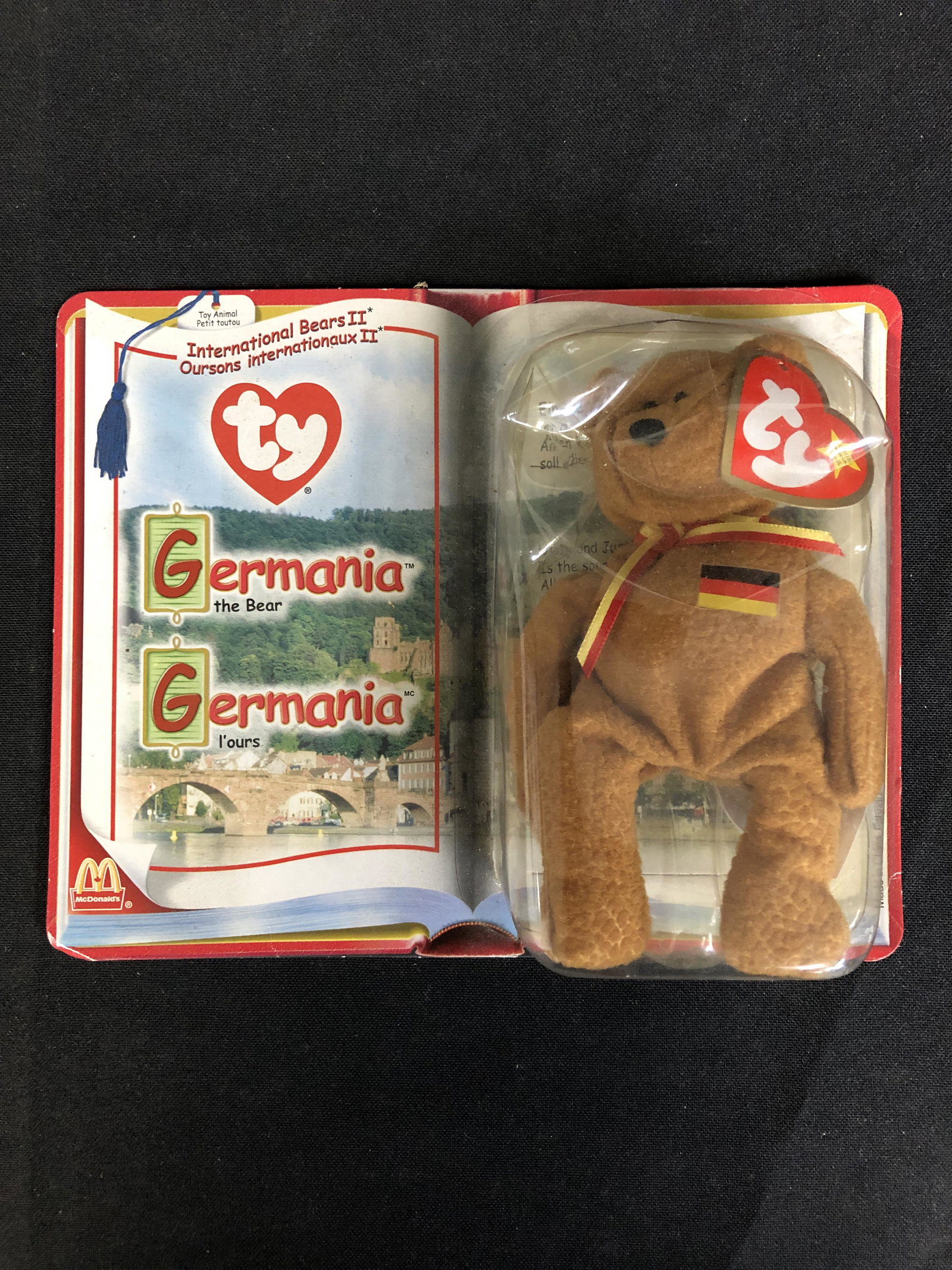 TY BEANIE BABIES GERMANIA THE BEAR: TY BEANIE BABIES GERMANIA THE BEAR