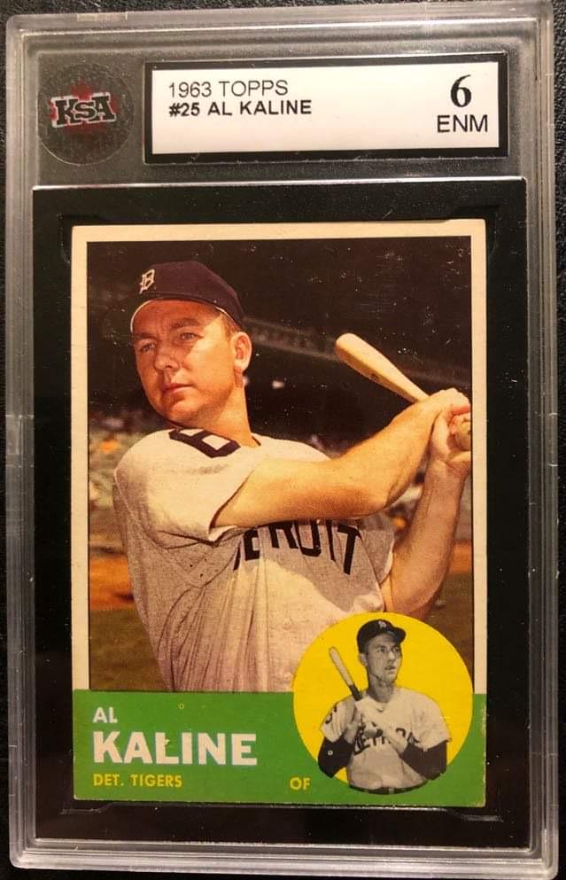 1963 TOPPS NO 2 AL KALINE ( KSA 6): 1963 TOPPS NO 2 AL KALINE ( KSA 6)
