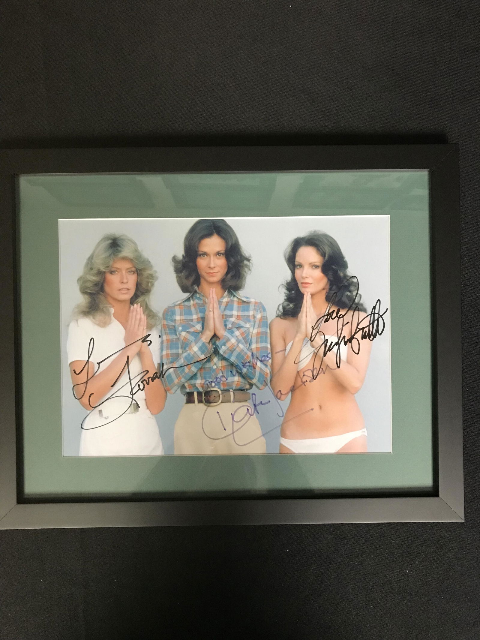 MULTI-SIGNED CHARLIE'S ANGELS 8X10 FRAMED PHOTO (RA COA (1 of 2)