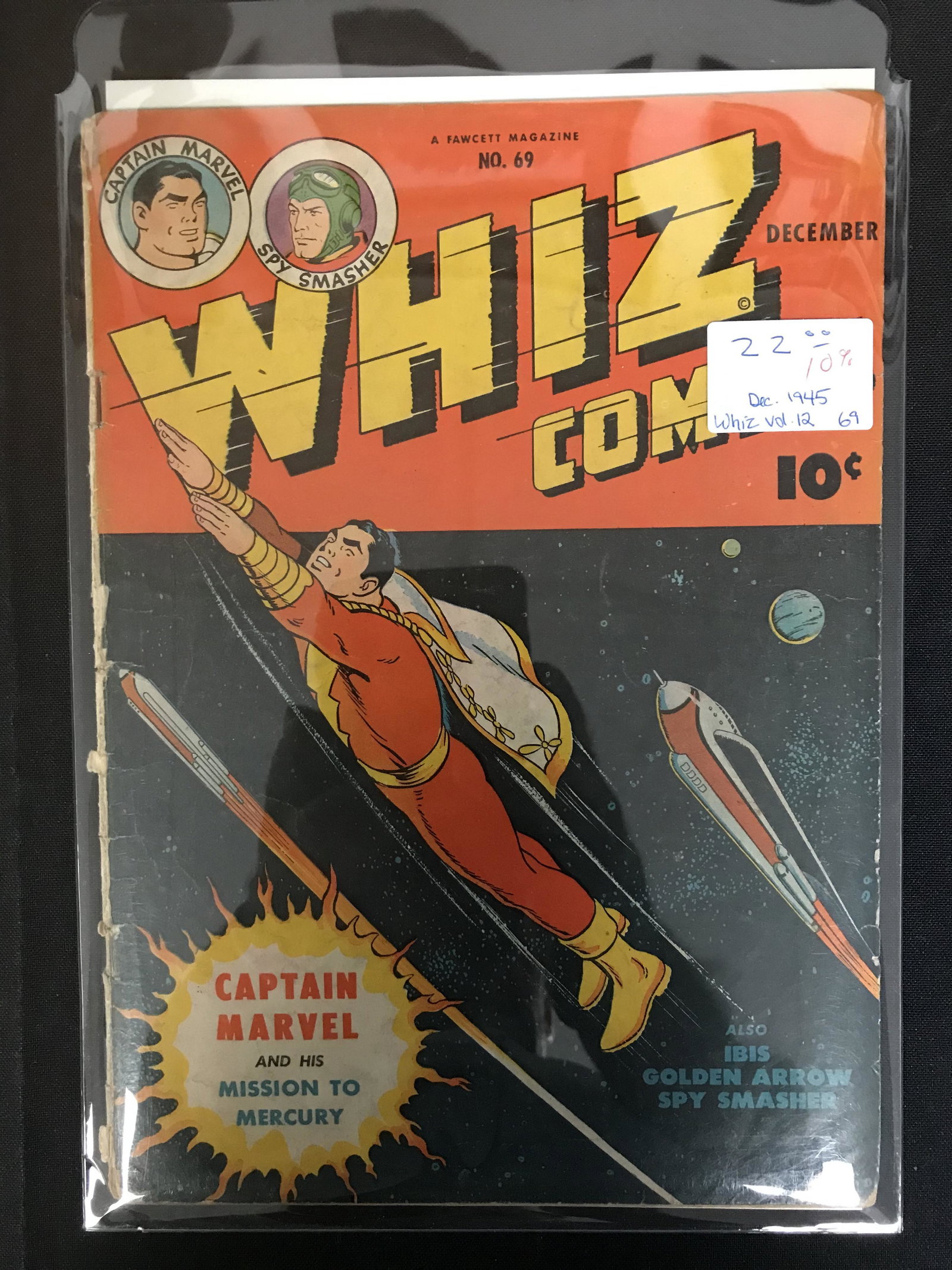 WHIZ COMICS #69 (VOLUME 12) 1945 (1 of 1)