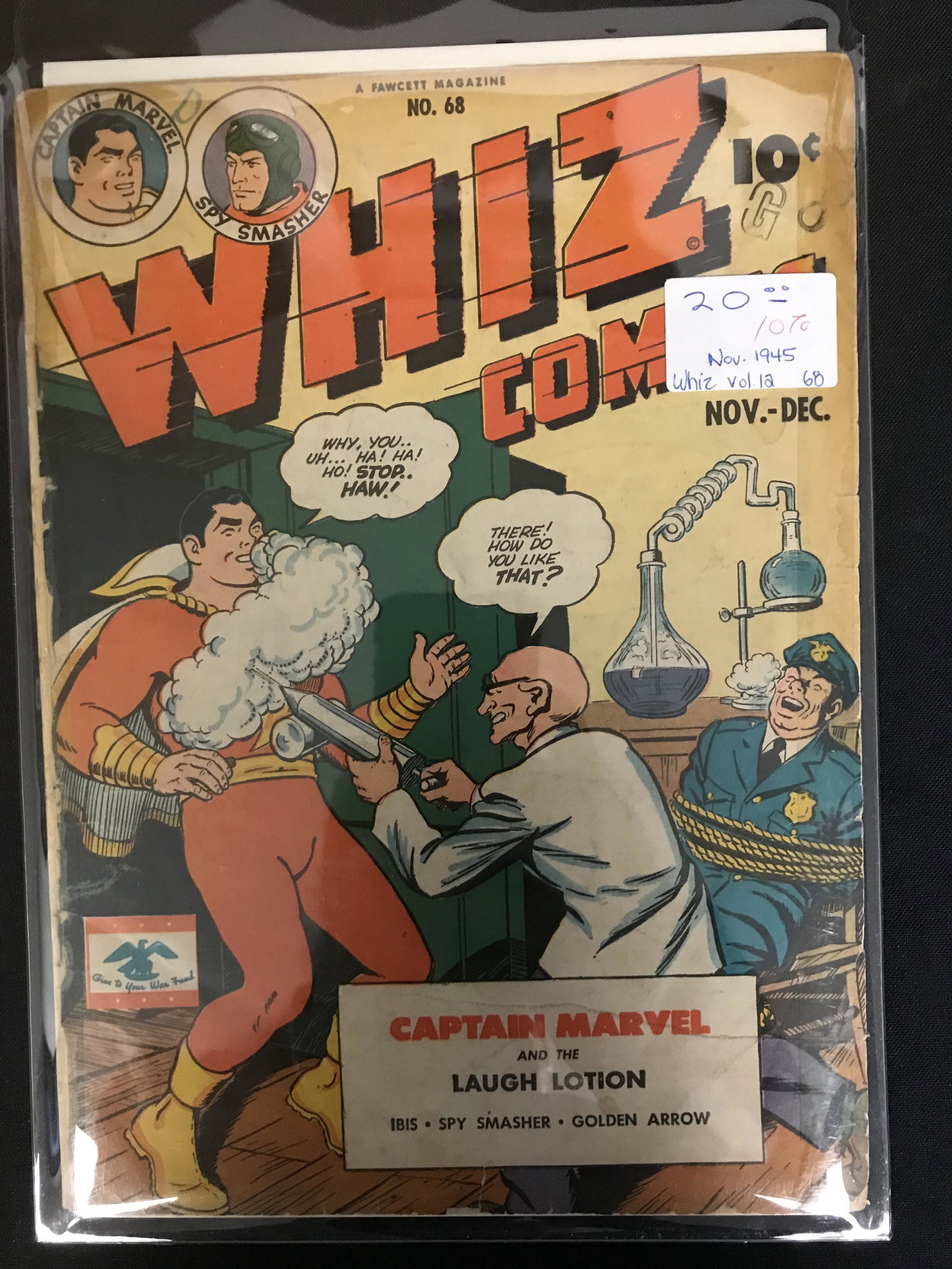 WHIZ COMICS #68 (VOLUME 12) 1945 (1 of 1)