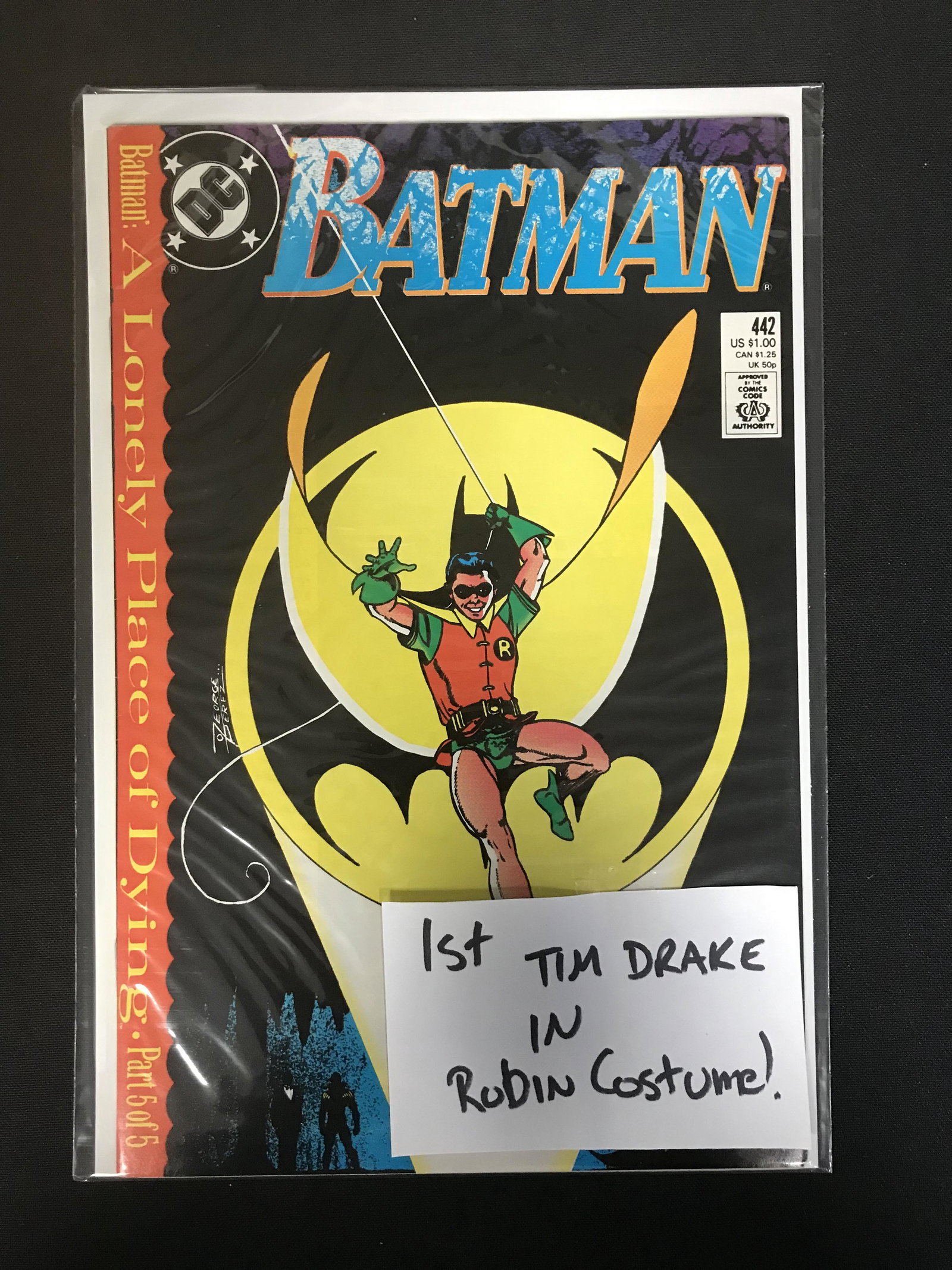 BATMAN #442 (DC COMICS) 1st App. Tim Drake as Robin (1 of 1)