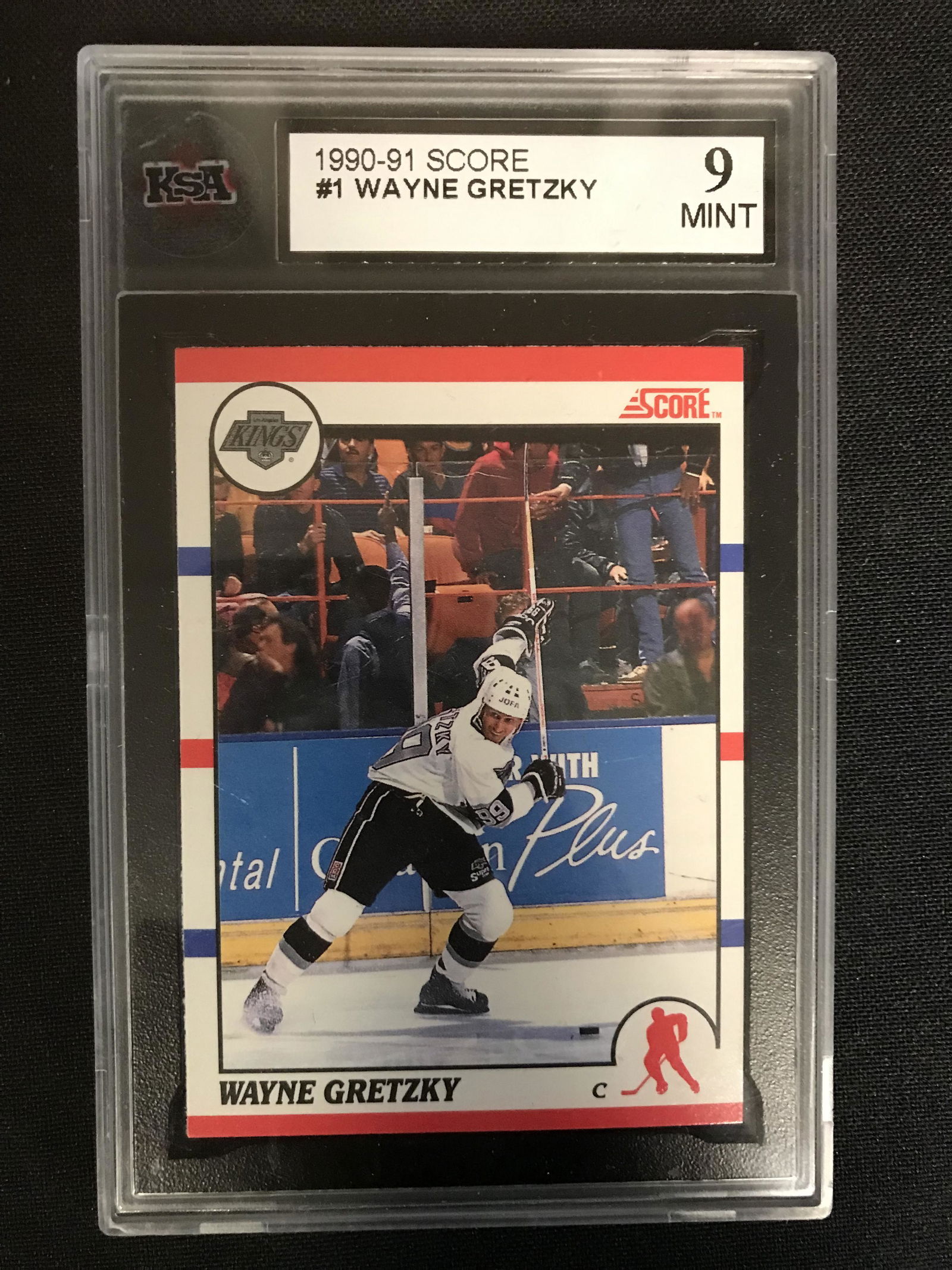 1990-91 SCORE #1 WAYNE GRETZKY (9 MINT) (1 of 1)