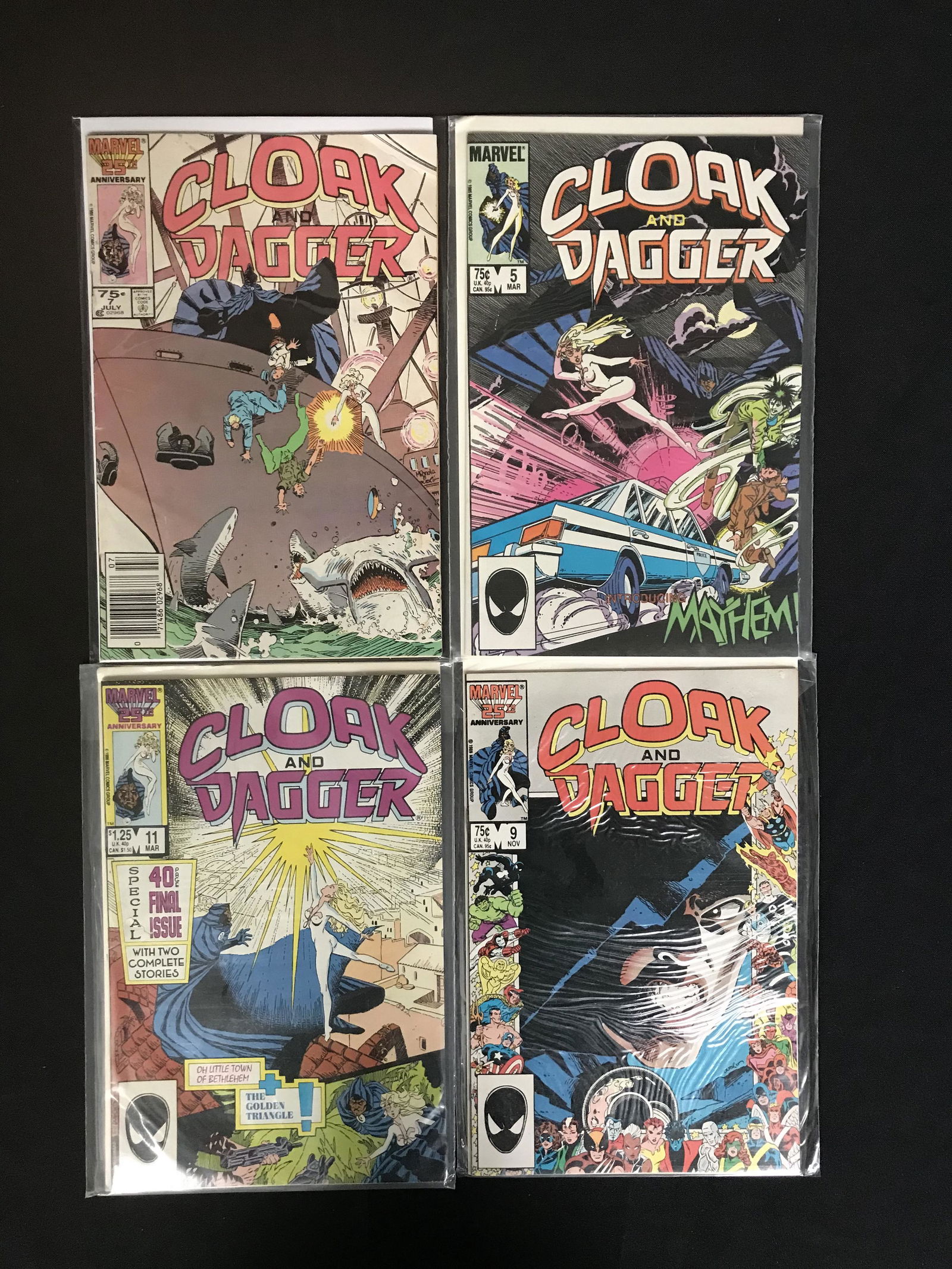 CLOAK & DAGGER COMIC BOOK LOT (MARVEL COMICS) (1 of 1)