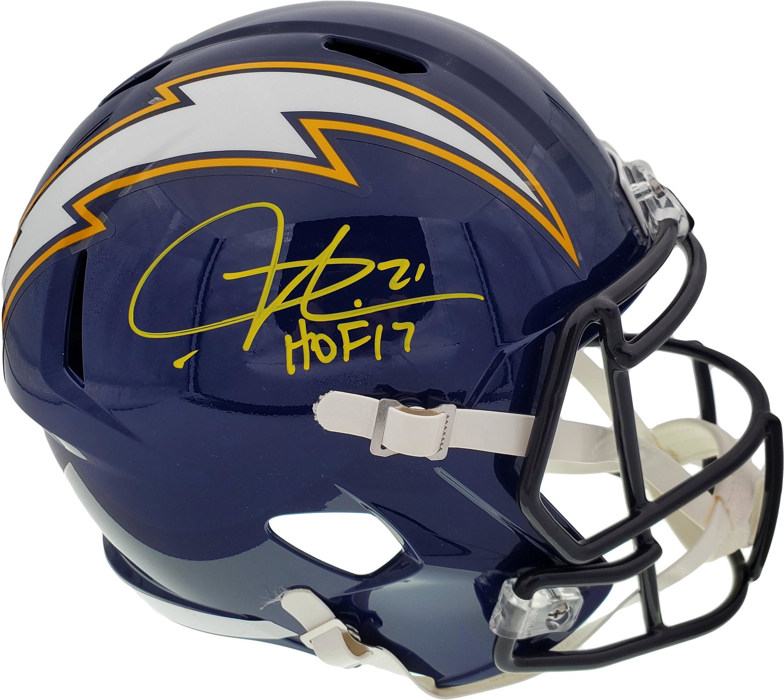 LaDainian Tomlinson Signed Chargers Blue Full Size (1 of 3)