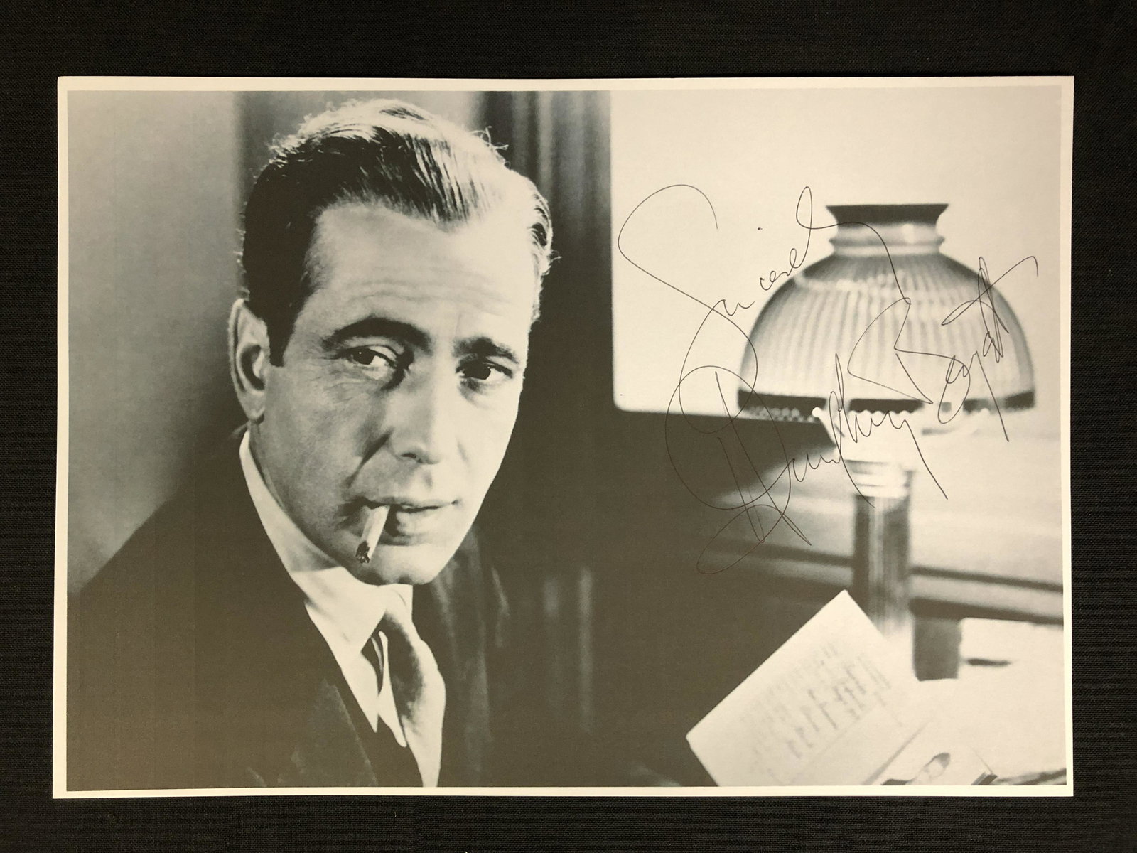 HUMPHREY BOGART SIGNED 8X10 PHOTO (RA COA) (1 of 3)