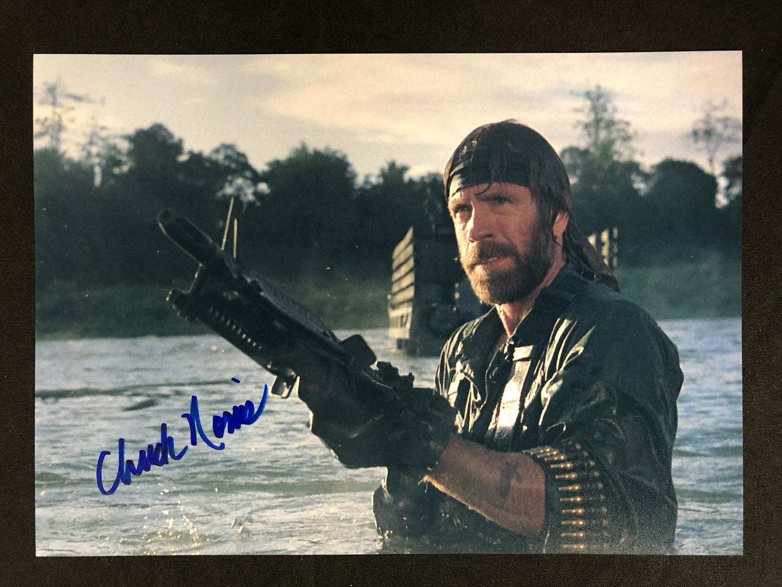CHUCK NORRIS SIGNED 8X10 PHOTO (RA COA) (1 of 3)
