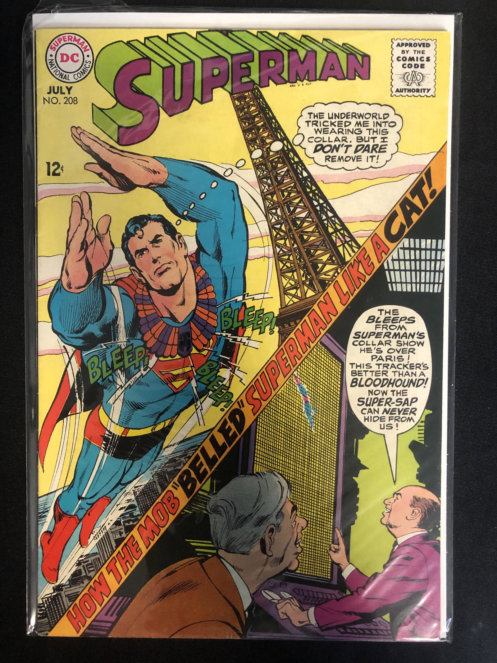 SUPERMAN #208 (DC COMICS) (1 of 1)
