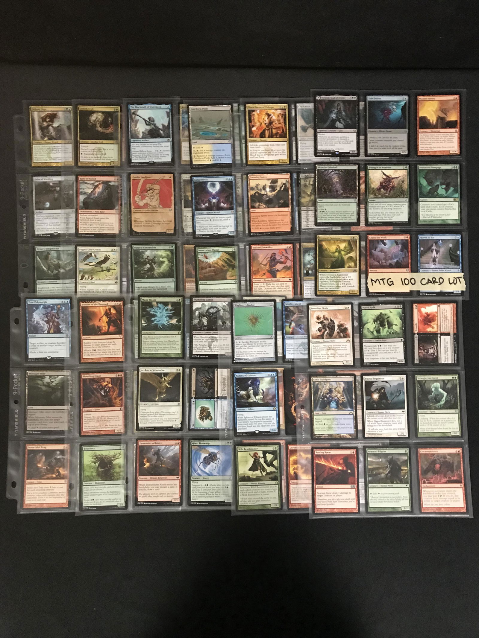 100 MAGIC THE GATHERING CARDS (ALL FOILS) (1 of 1)