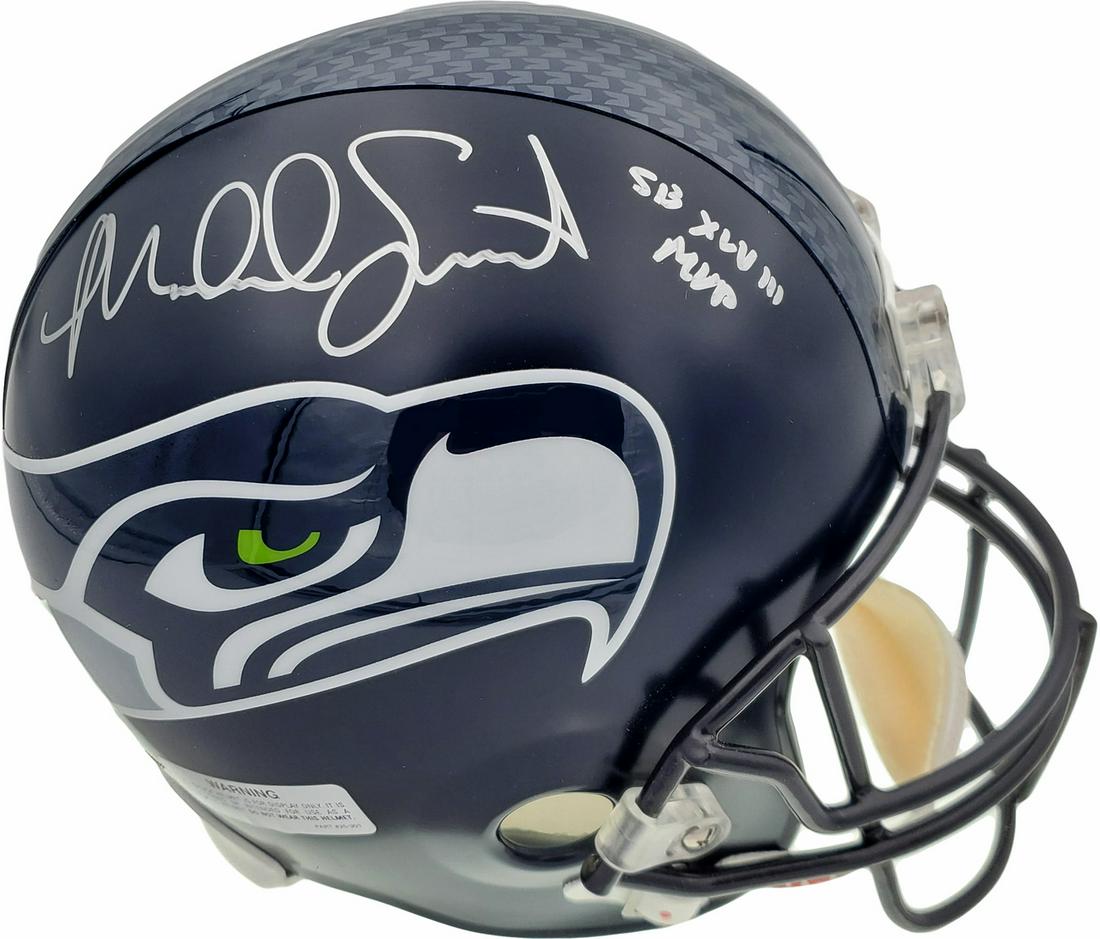 Malcolm Smith Autographed Seattle Seahawks Super Bowl F (1 of 5)