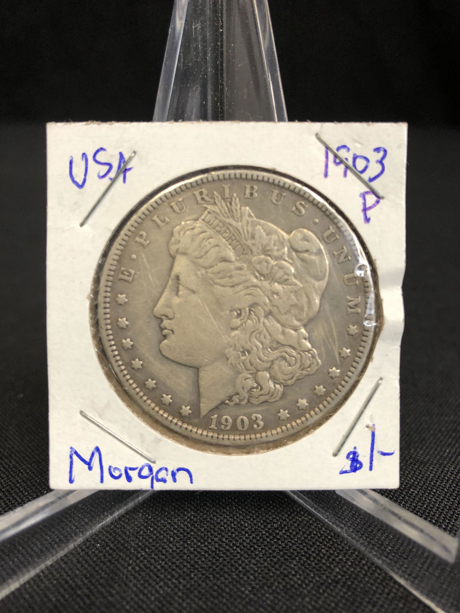 1903 USA MORGAN SILVER DOLLAR (PHILADELPHIA MINTED) (1 of 1)