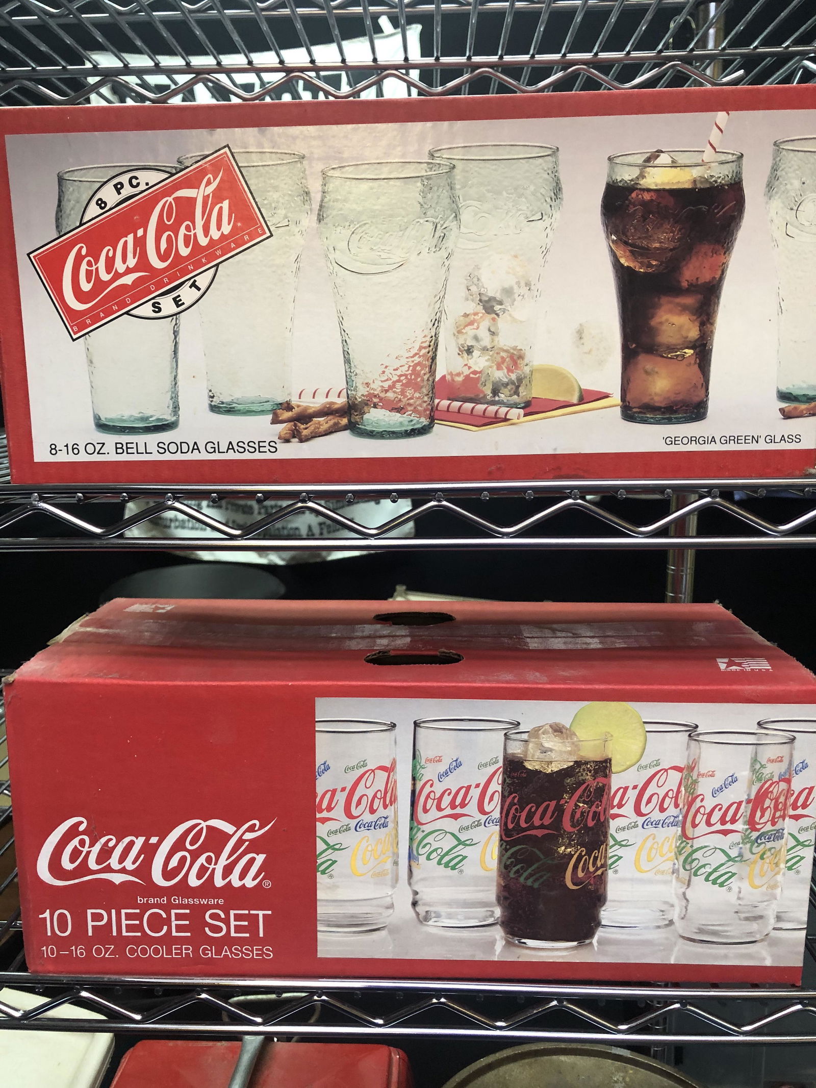 COCA COLA SODA/ COOLER GLASSES SETS (1 of 1)