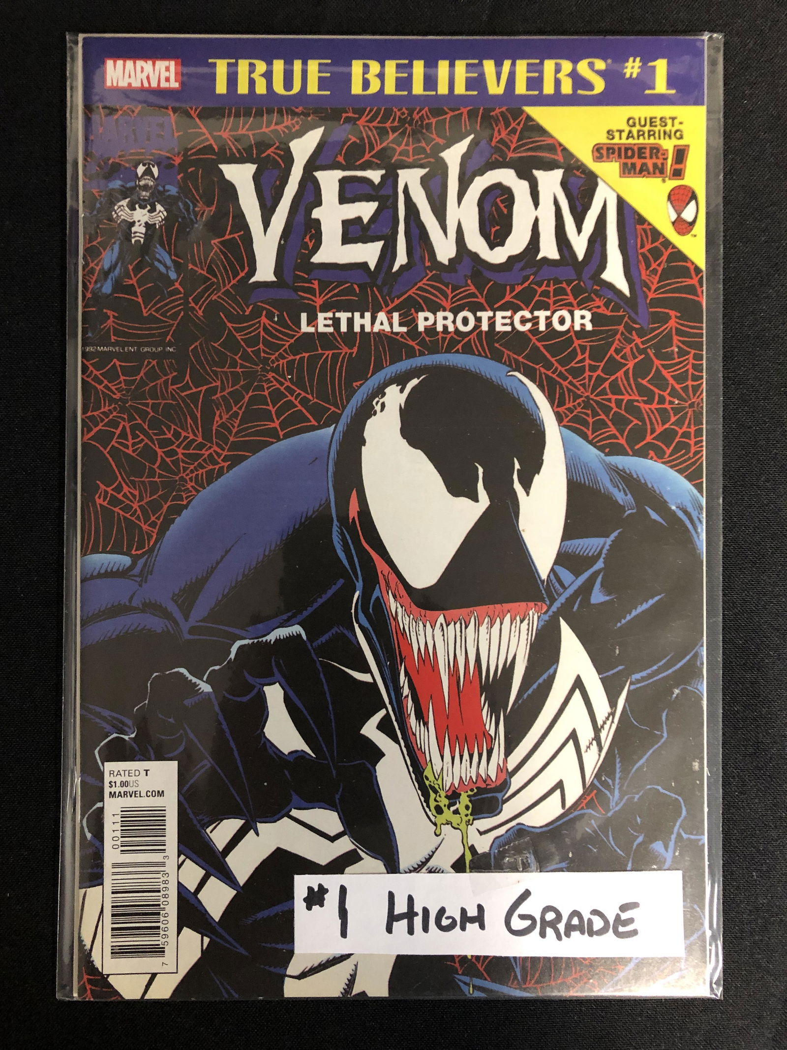 TRUE BELIEVERS #1 VENOM Lethal Protector (MARVEL (1 of 1)