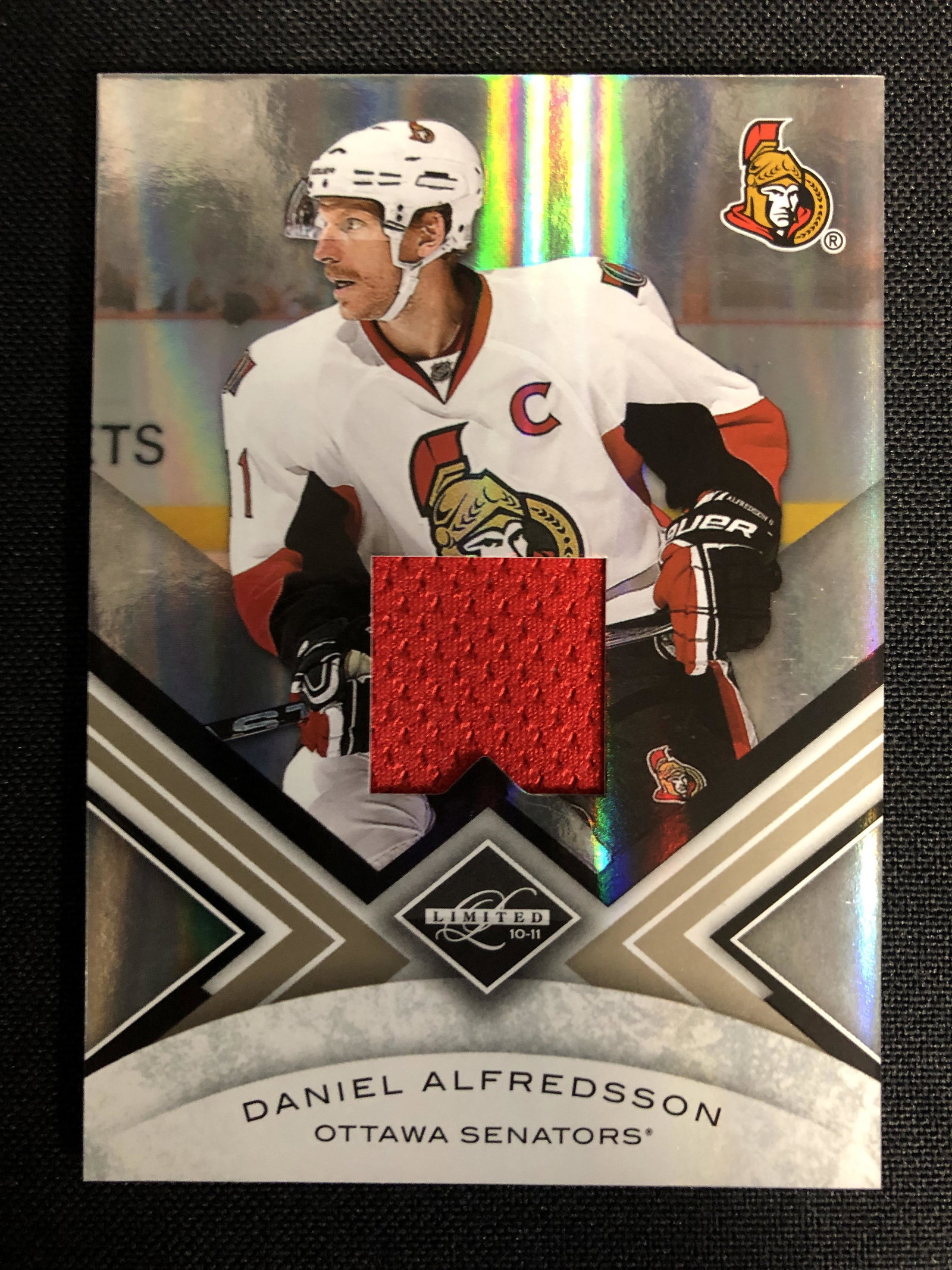 2010-11 PANINI LIMITED #48 DANIEL ALFREDSSON 087/199: 2010-11 PANINI LIMITED #48 DANIEL ALFREDSSON 087/199